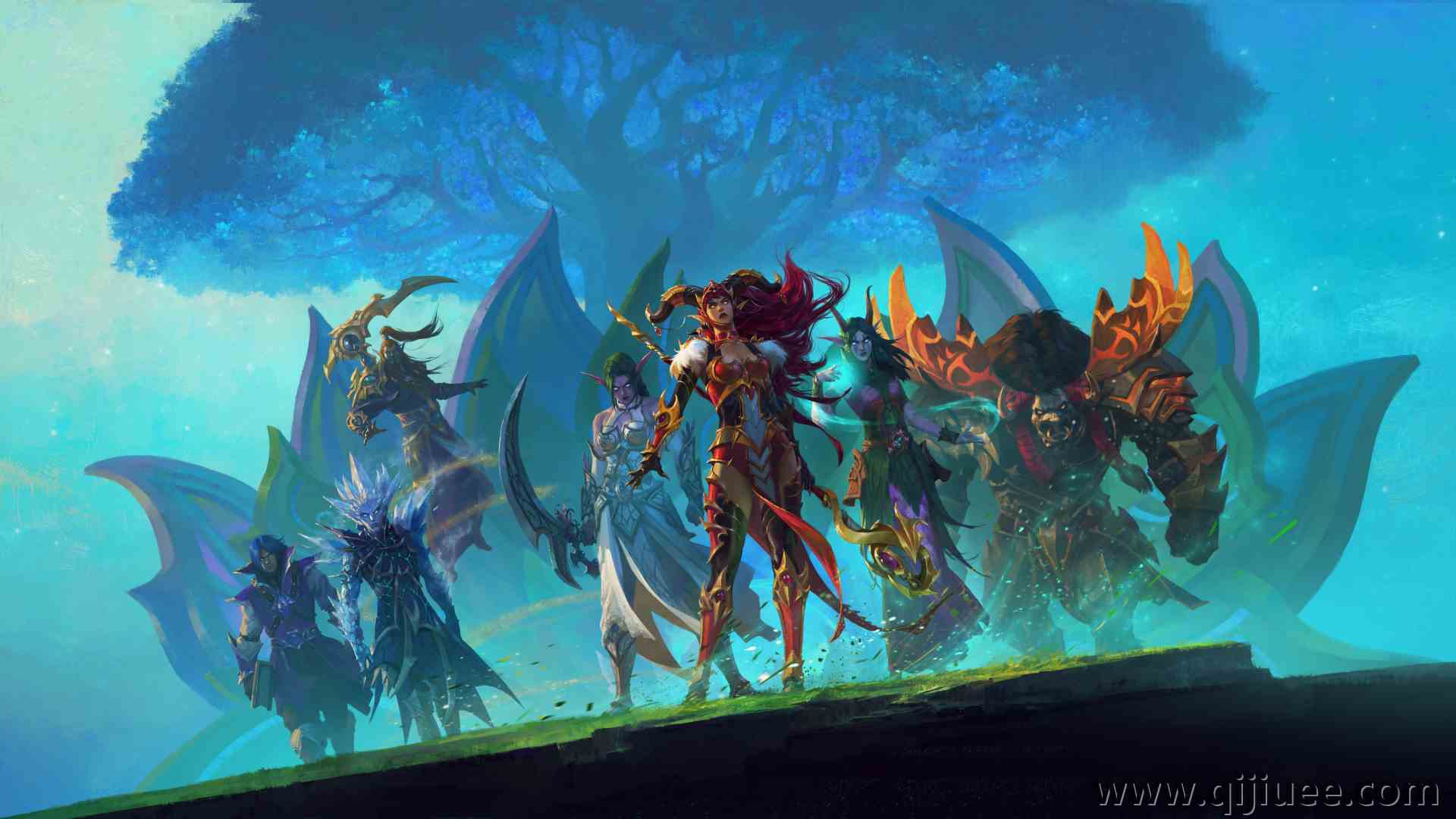 魔兽 魔兽世界  游戏截图 游戏宣传 电脑壁纸 8K壁纸10922 x 6000/14.63 MB-柒染云阁