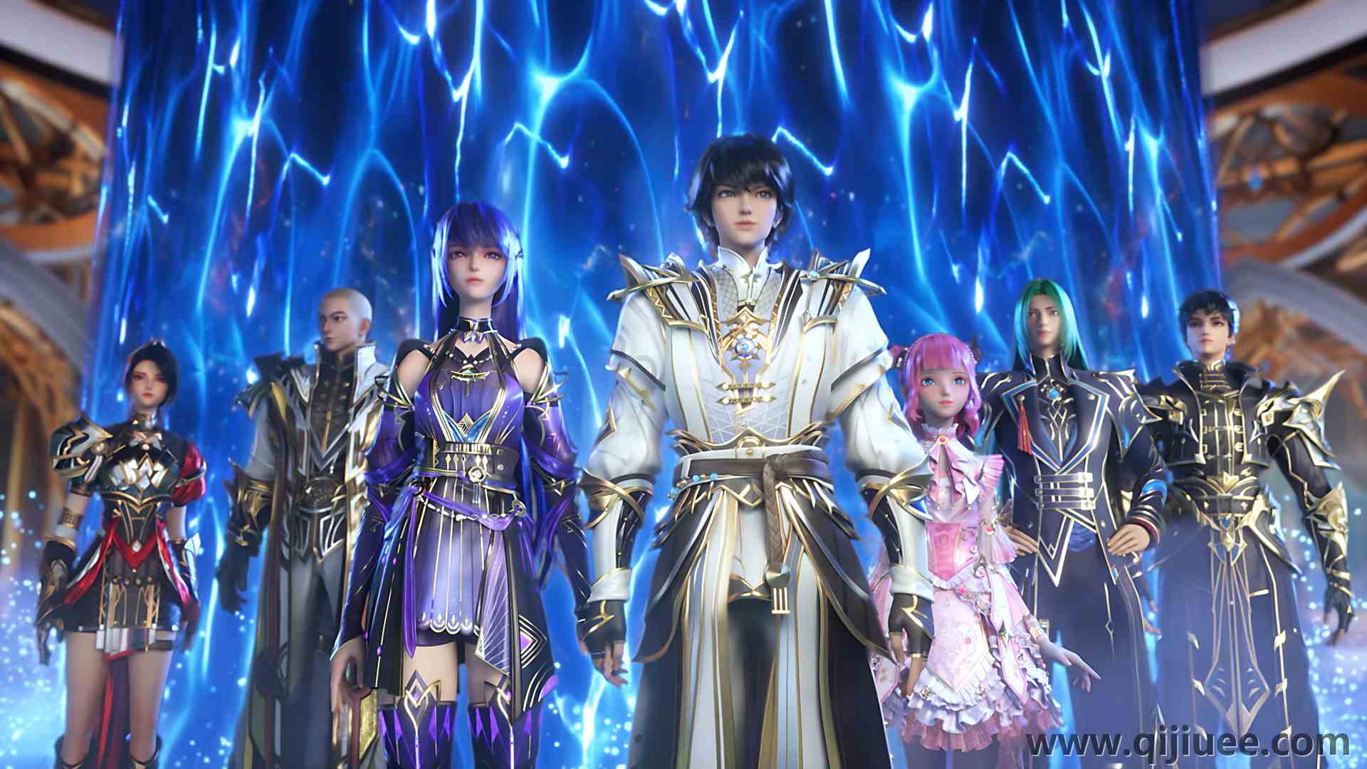 动漫 集合 人群 站立 铠甲 电脑壁纸 4K壁纸3840 x 2160/10.38 MB-柒染云阁