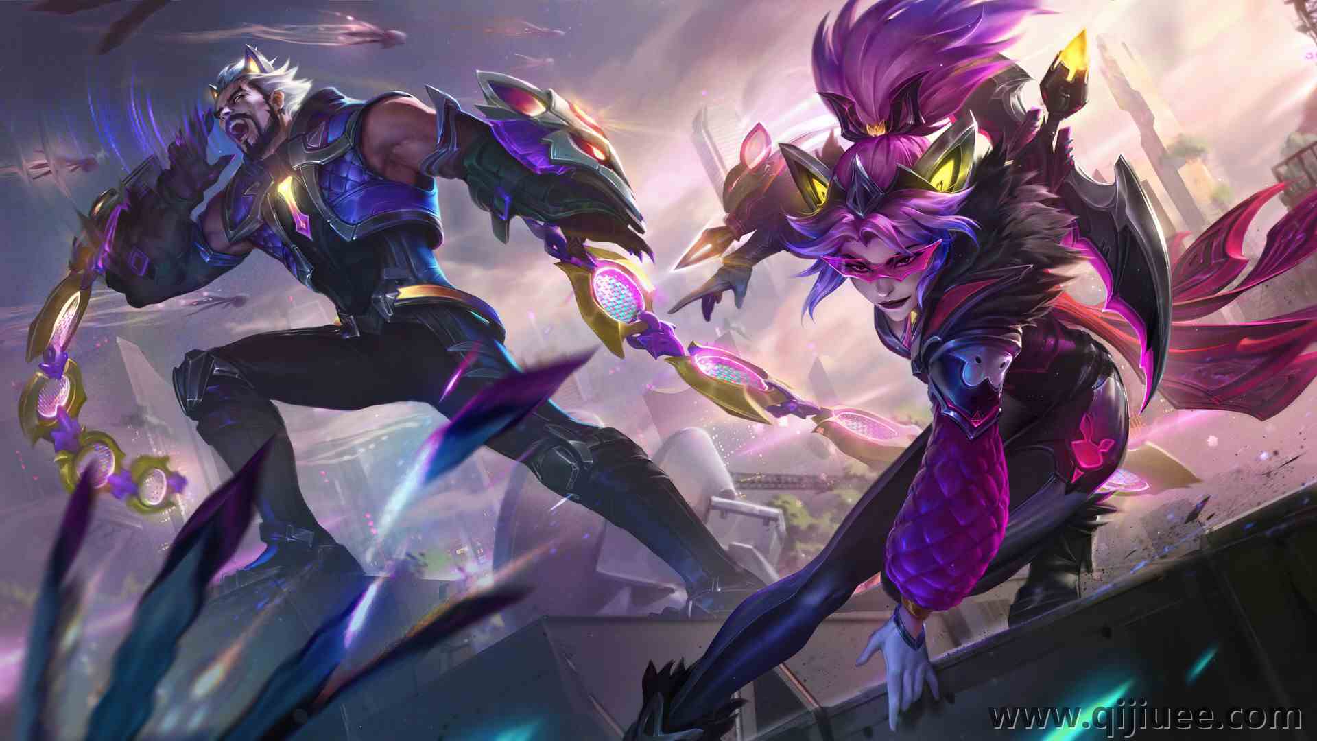 英雄联盟 LOL AI艺术 战猫 游戏 立绘 绘画 角色 英雄 电脑壁纸 4K壁纸3840 x 2160/1.45 MB-柒染云阁