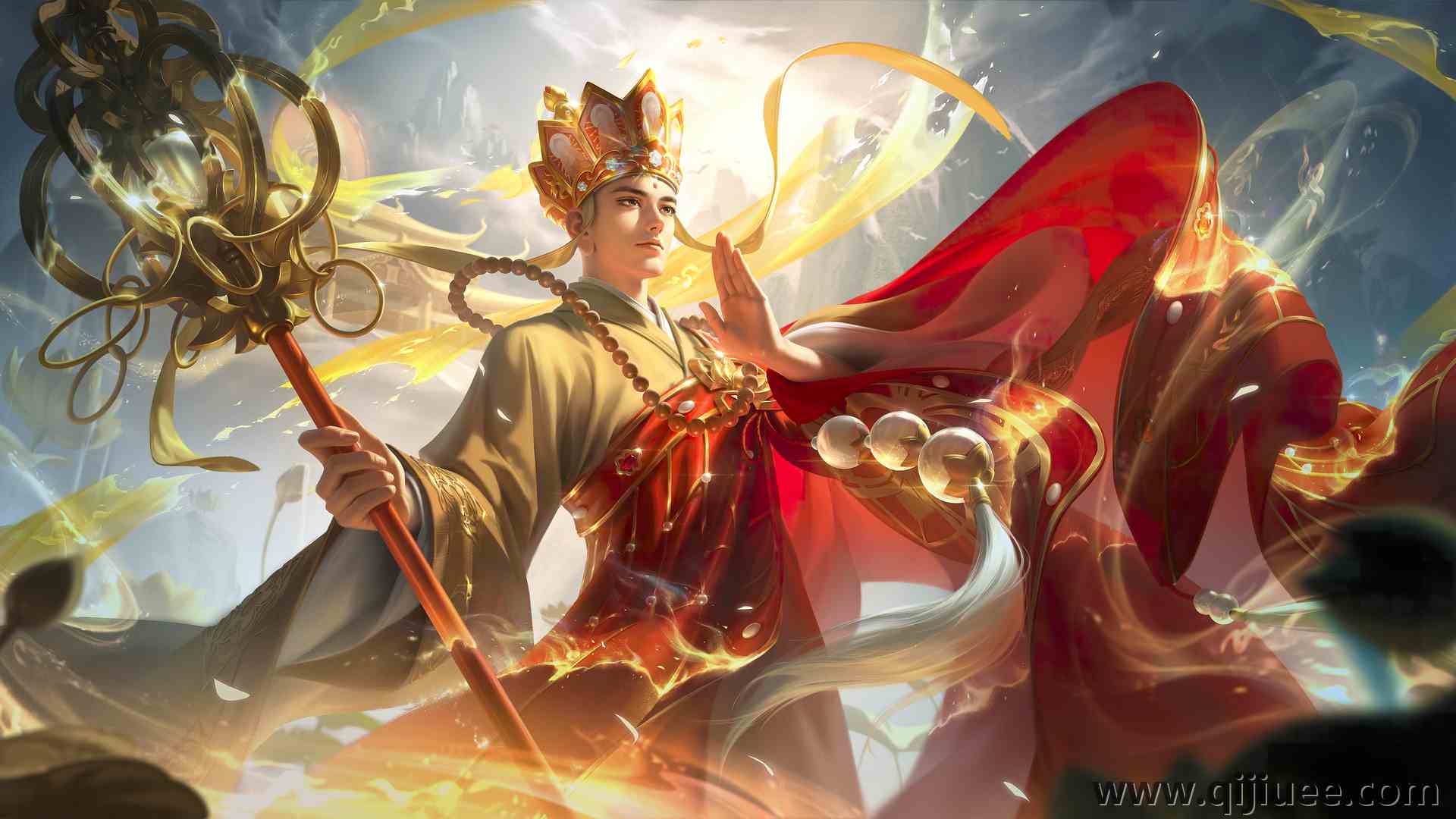 游戏CG 角色 王者荣耀 游戏 唐僧  电脑壁纸 4K壁纸6267 x 3200/18.73 MB-柒染云阁