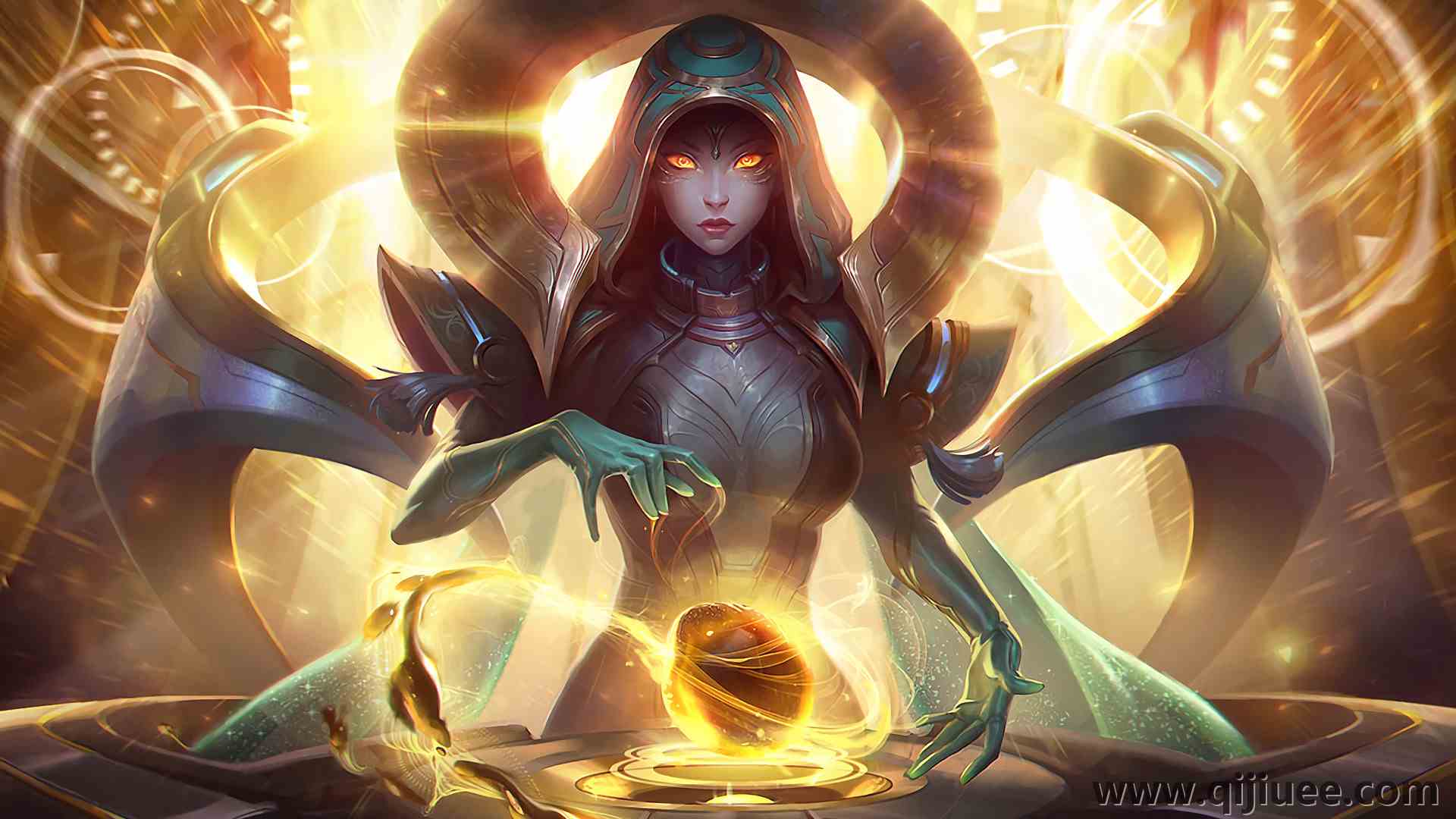 索纳 英雄联盟 LOL 电子游戏 兜帽 游戏 英雄 角色 电脑壁纸 8K壁纸7680 x 4320/5.93 MB-柒染云阁