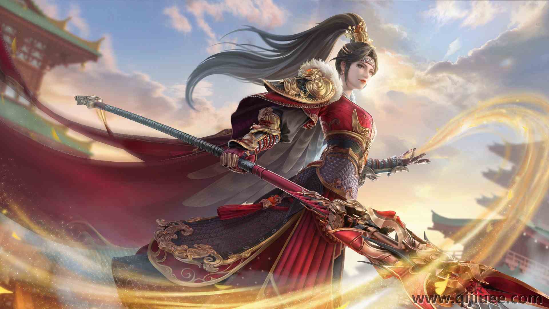 游戏CG 角色 三国杀 游戏  电脑壁纸 4K壁纸6000 x 3084/4.66 MB-柒染云阁