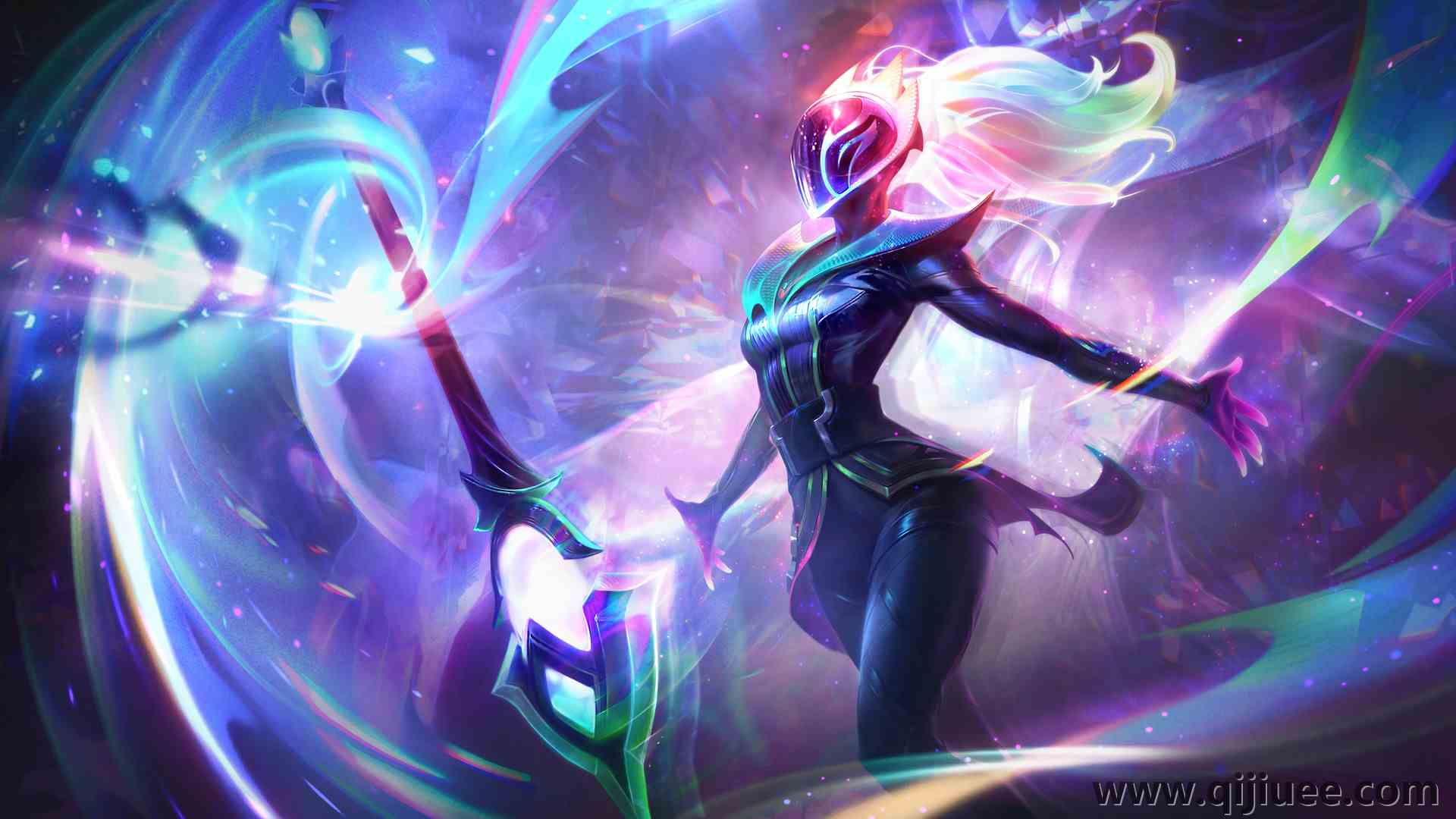 英雄联盟 游戏 人物   AI艺术  英雄 LOL 角色 立绘 绘画 电脑壁纸 8K壁纸7680 x 4320/3.82 MB-柒染云阁