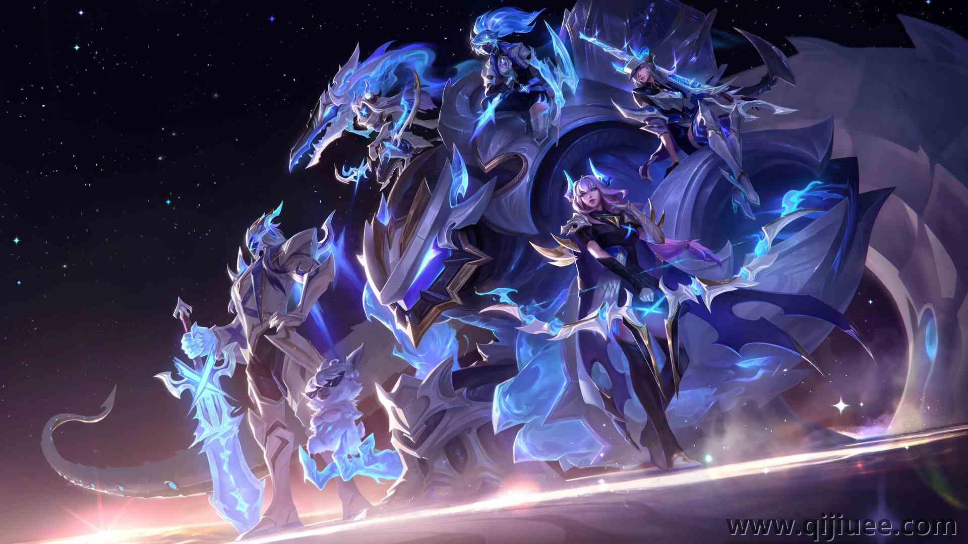 英雄联盟 游戏 人物  AI艺术  英雄 LOL 立绘 电脑壁纸 8K壁纸7680 x 4320/4.03 MB-柒染云阁