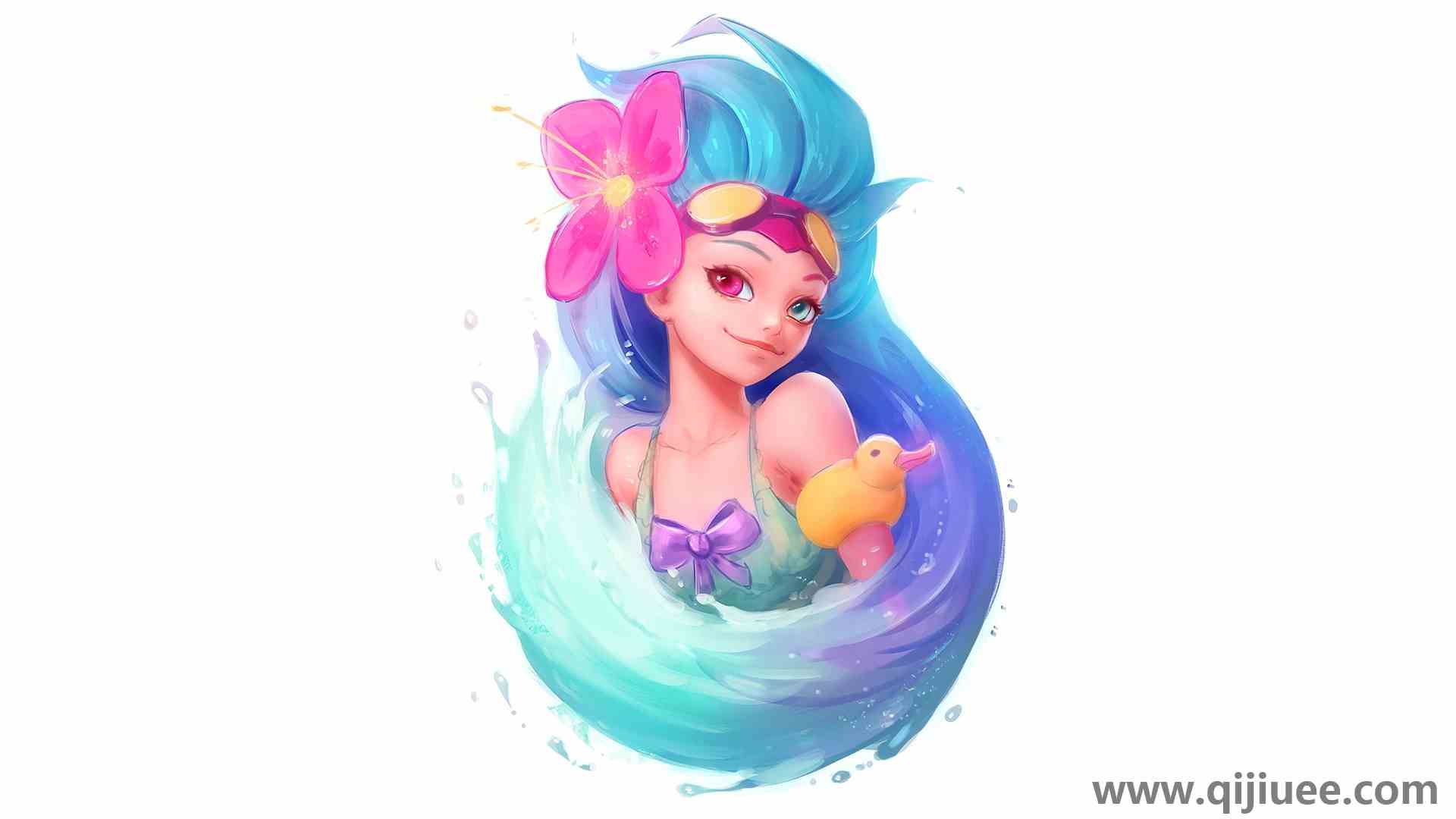 英雄联盟 游戏 简单背景 白色背景 卡通 LOL 可爱 电脑壁纸 4K壁纸3840 x 2160/0.85 MB-柒染云阁