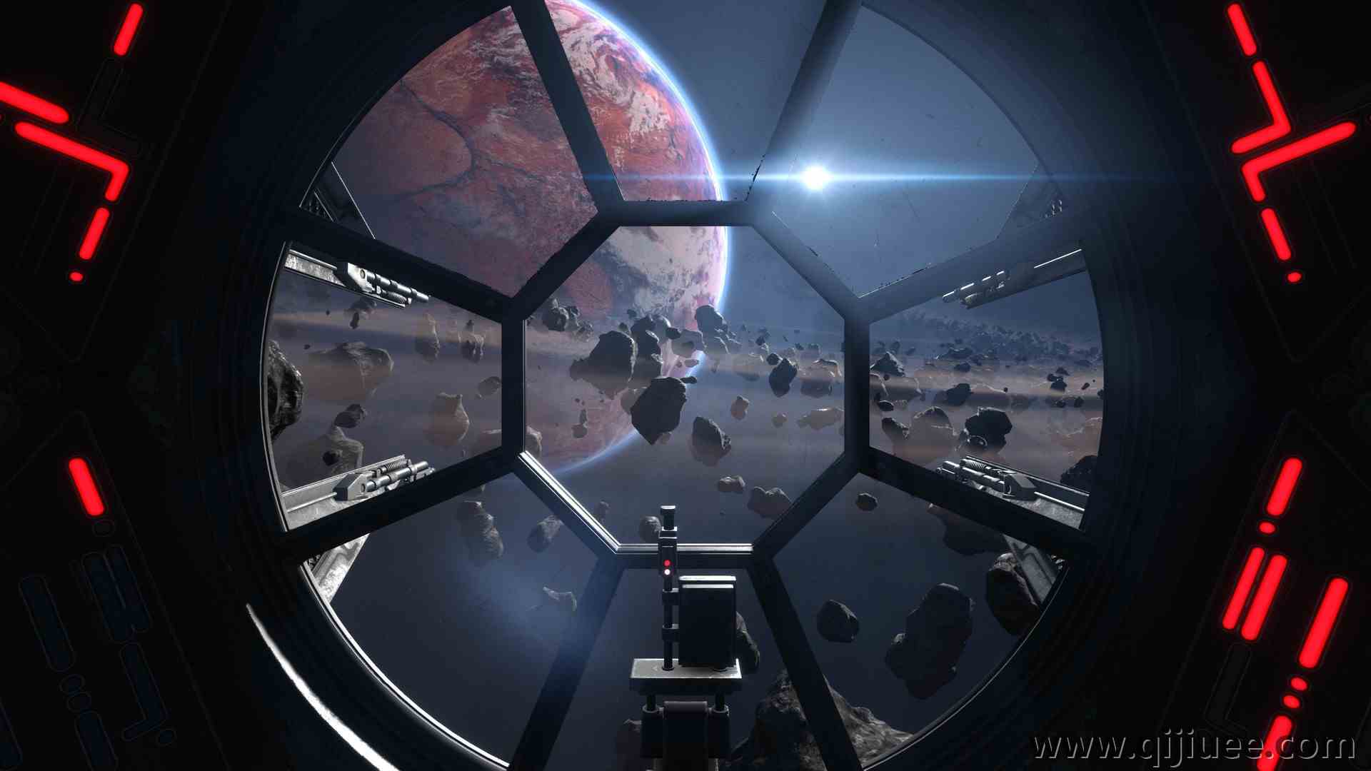 星球大战 流星 宇宙飞船 行星 太空 AI艺术  4K壁纸3840 x 2160/0.68 MB-柒染云阁