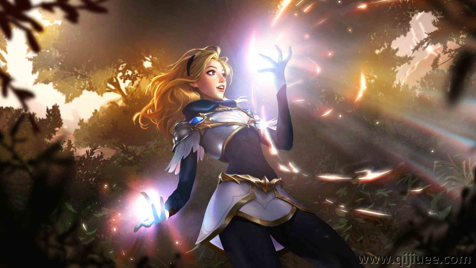 奇幻女孩 鲁尼特拉传奇 英雄联盟 电脑游戏 奇幻艺术  4K壁纸3840 x 2160/1.49 MB-柒染云阁