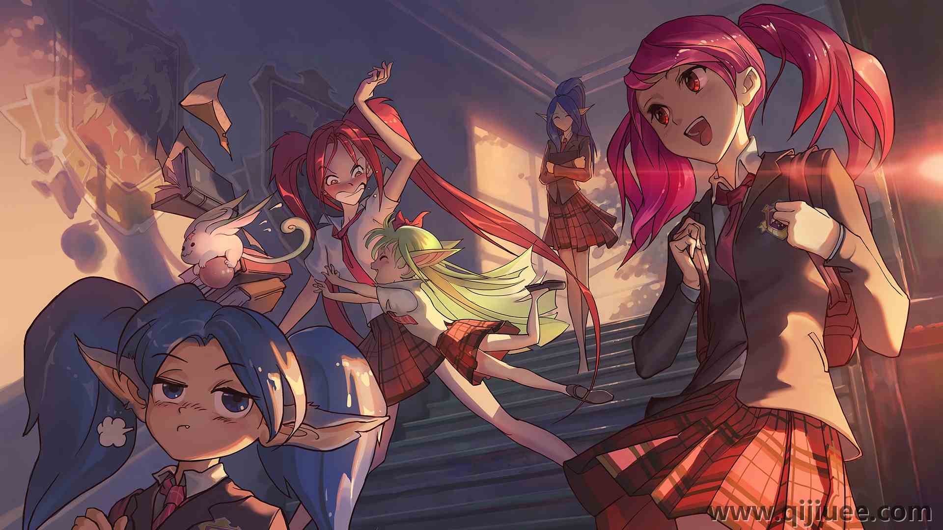 英雄联盟 露露 组合 少女 游戏 4K壁纸3840 x 2160/2.14 MB-柒染云阁