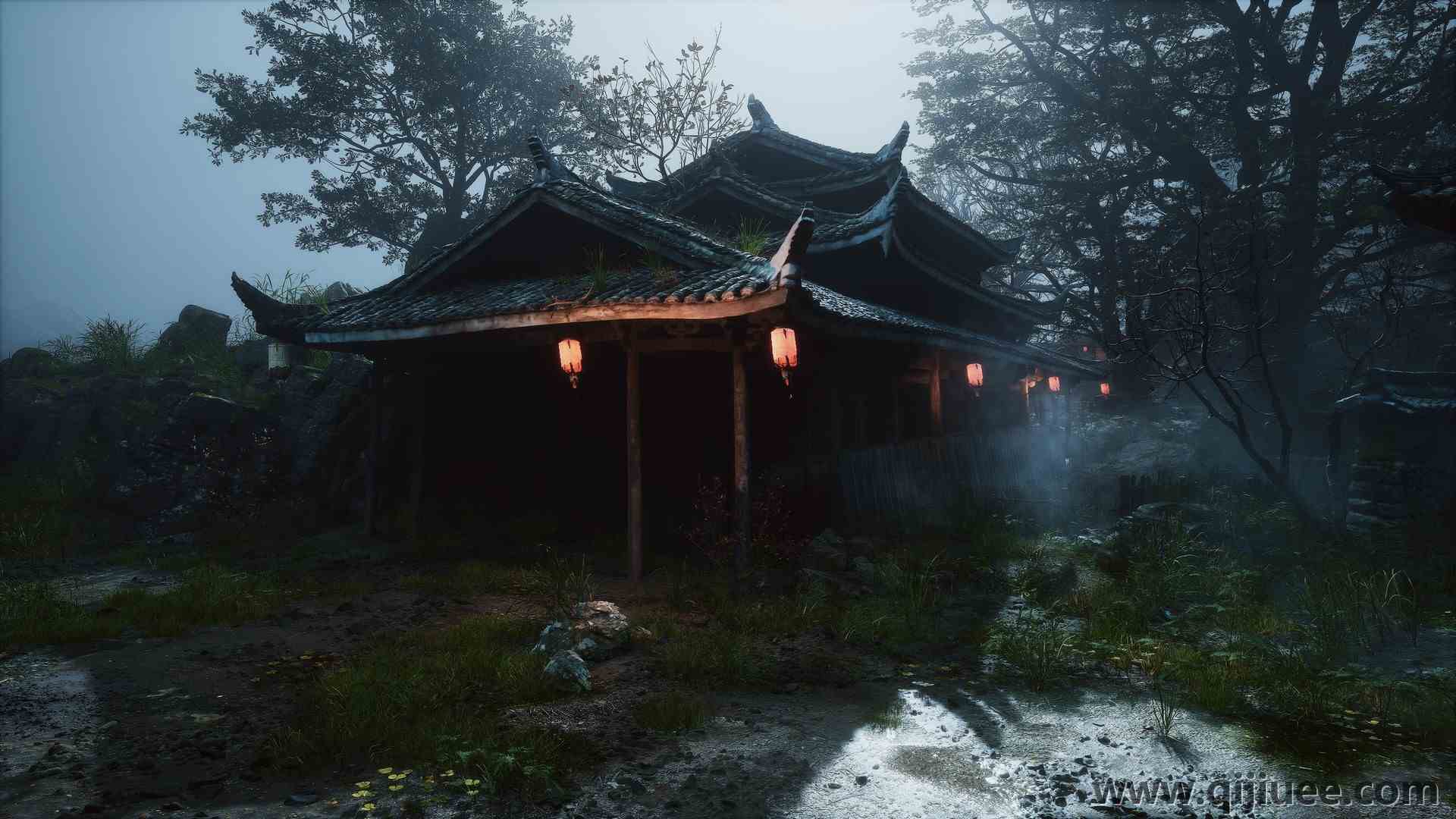 PC游戏 游戏科学 黑色神话 悟空 寺庙 4K壁纸3840 x 2160/2.57 MB-柒染云阁