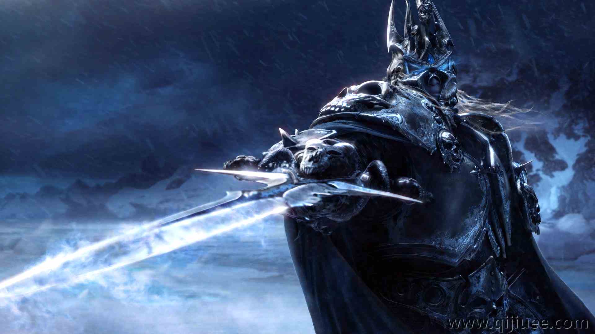 巫妖王 电子游戏 魔兽世界 数字艺术 雨 剑 发光的眼睛 风 盔甲 4K壁纸3840 x 2160/12.15 MB-柒染云阁