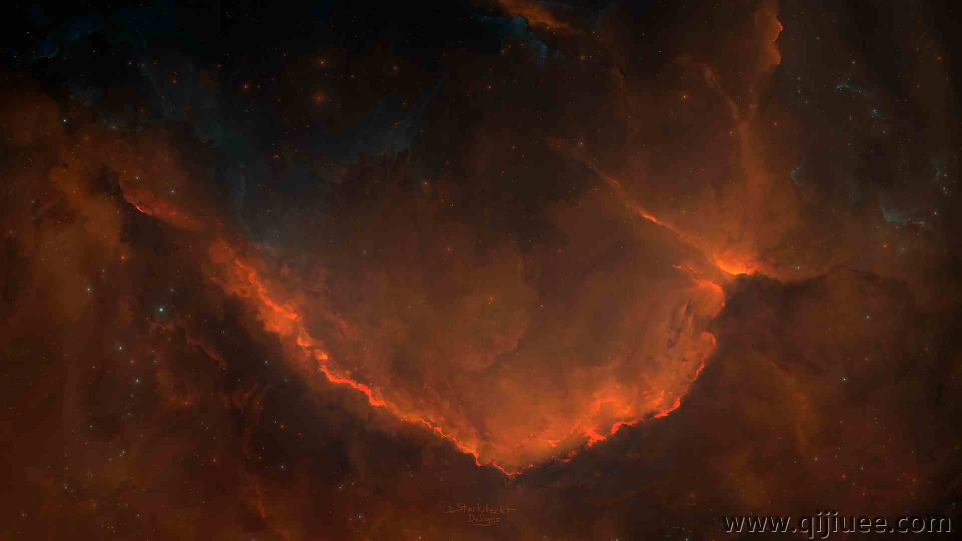 星际科技 太空 星云 恒星 宇宙 3840 x 2160/5.1 MB-柒染云阁