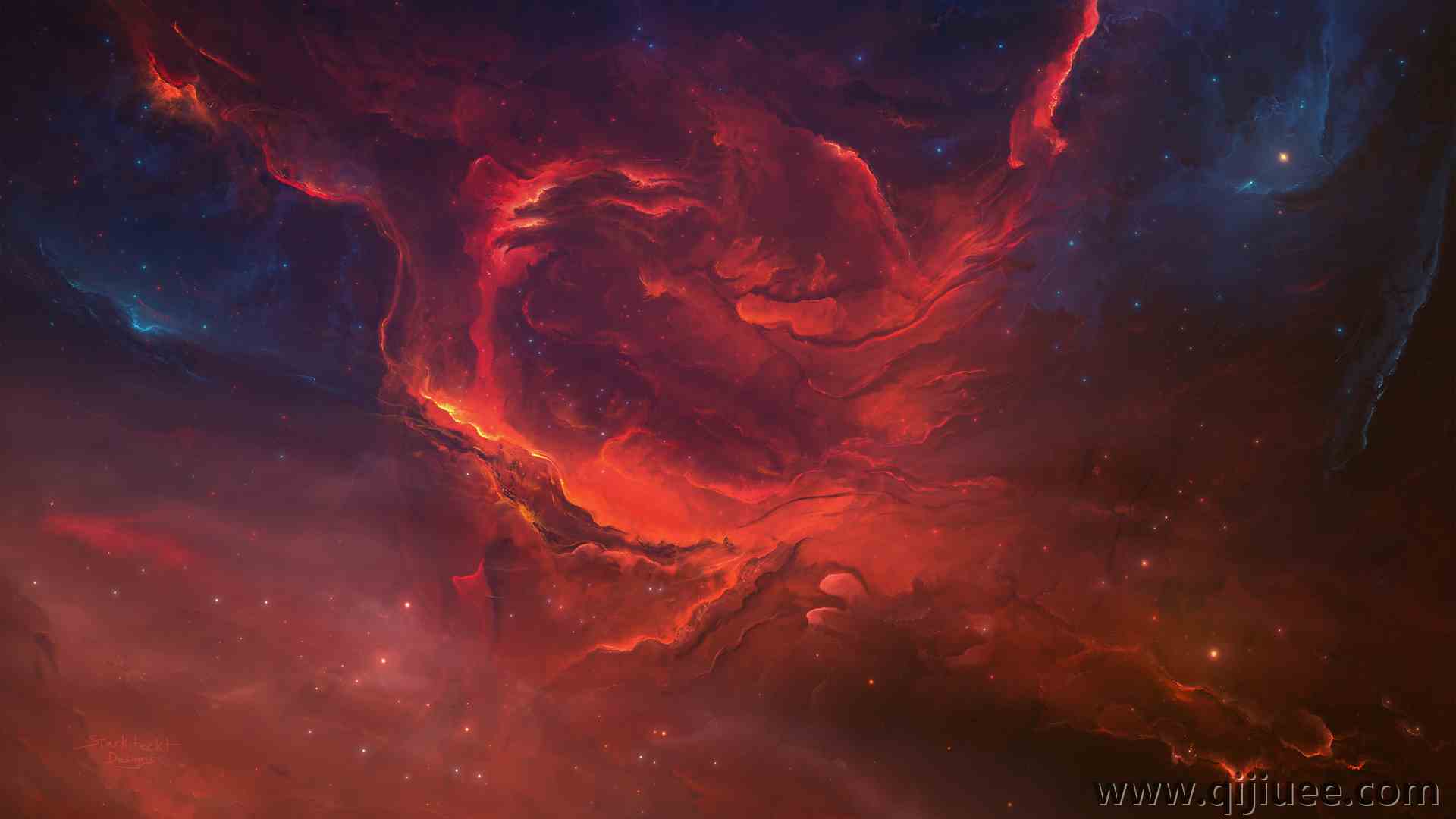 空间 星云 恒星 3840 x 2400/8.36 MB-柒染云阁