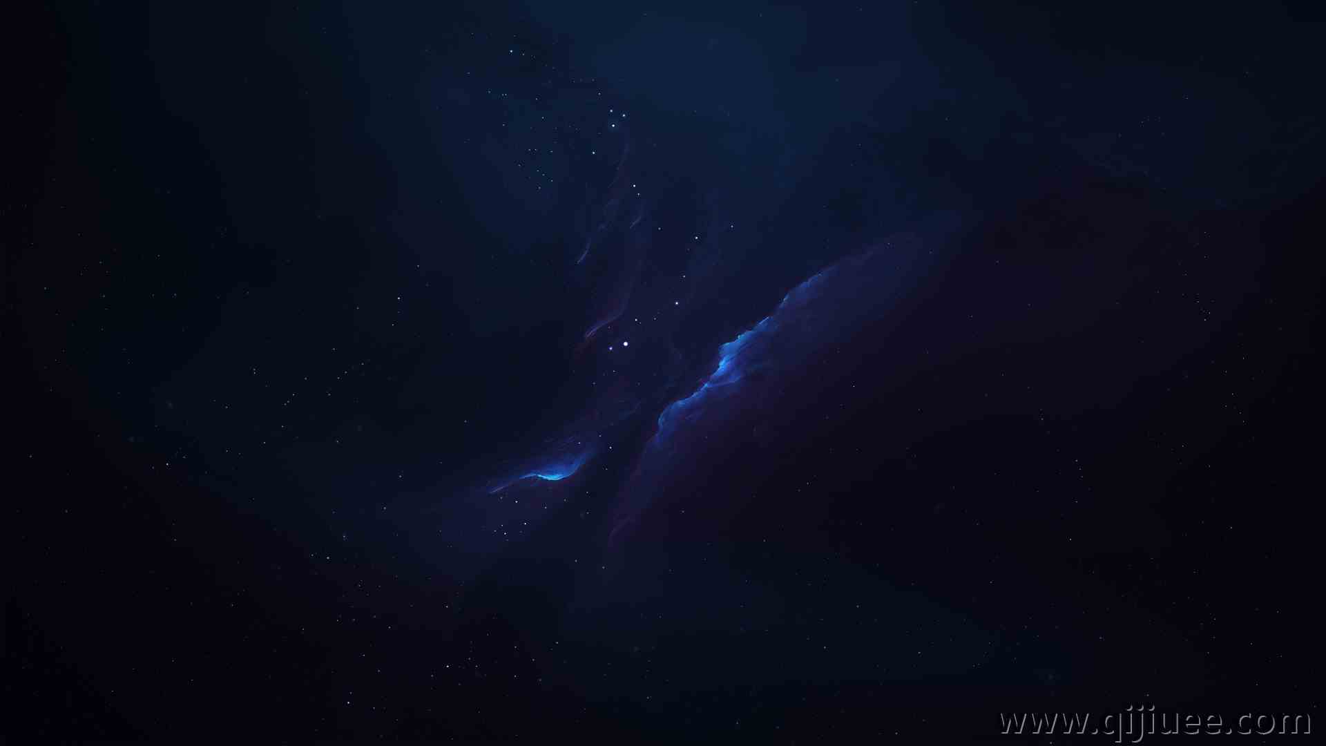 星星 月亮 星云 蓝色 AI艺术 太空艺术  电脑壁纸 4K壁纸5120 x 2880/11.07 MB-柒染云阁