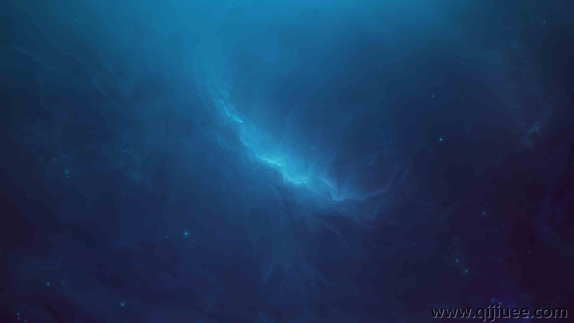 星空 星云 蓝色 3840 x 2160/0.53 MB-柒染云阁