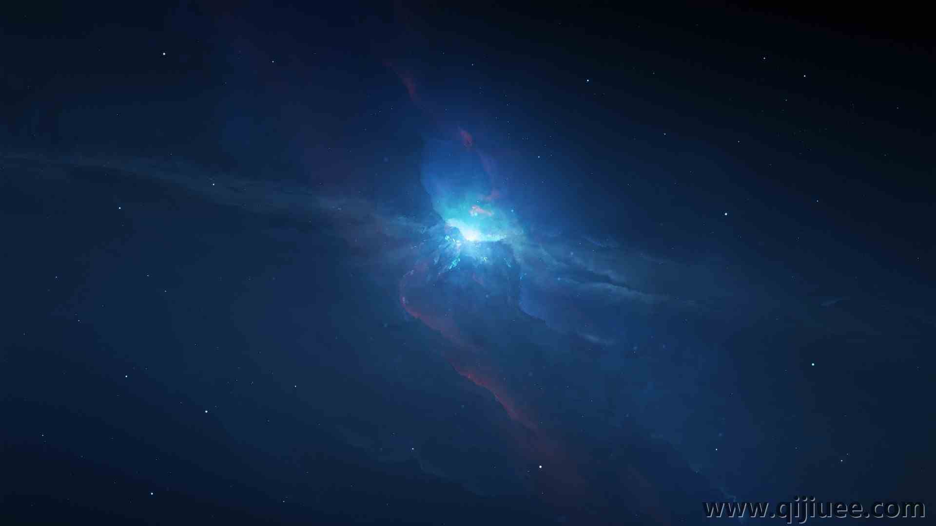 星技 天空 太空 星云 太空艺术 AI艺术 3840 x 2160/0.37 MB-柒染云阁