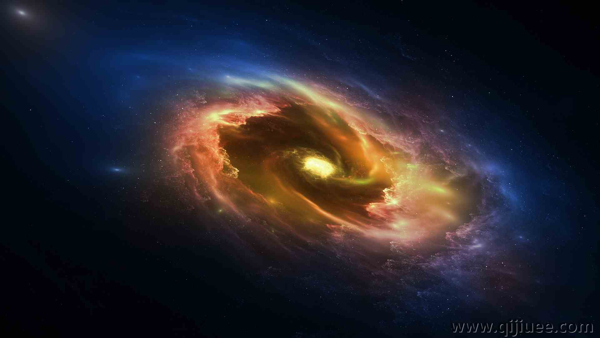 星星  宇宙星系 时刻运转的星球 电脑壁纸 4K壁纸3840 x 2160/10.73 MB-柒染云阁