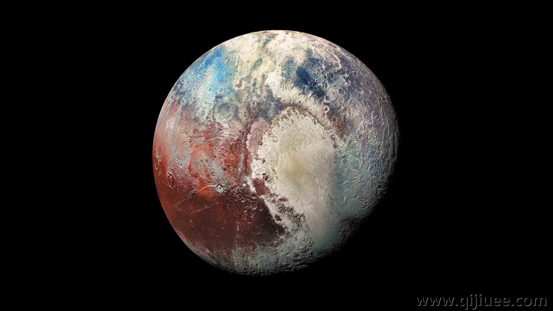 冥王星 行星 太空 宇宙 电脑壁纸 8K壁纸7680 x 4320/4.08 MB-柒染云阁