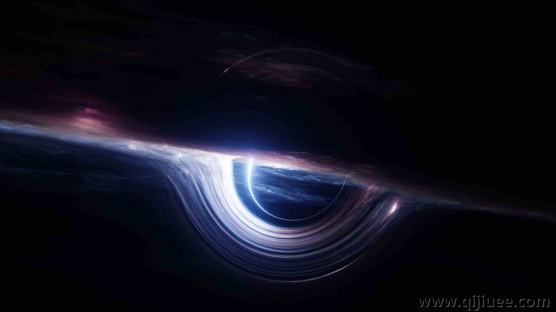 AI艺术 插图 科幻小说 空间 空间艺术 黑洞  电脑壁纸 4K壁纸3840 x 2160/0.44 MB-柒染云阁