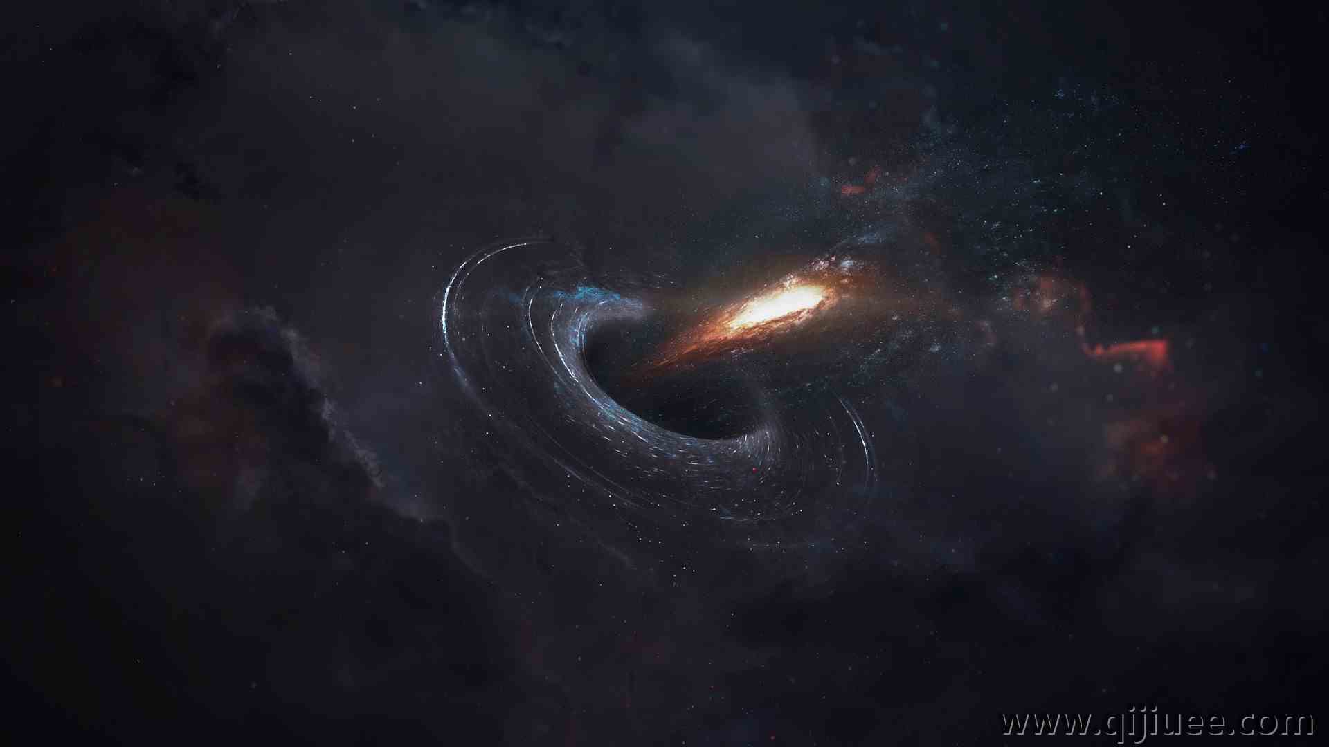 伽利 宇宙 太空 科幻小说 黑洞  电脑壁纸 4K壁纸3840 x 2400/0.8 MB-柒染云阁