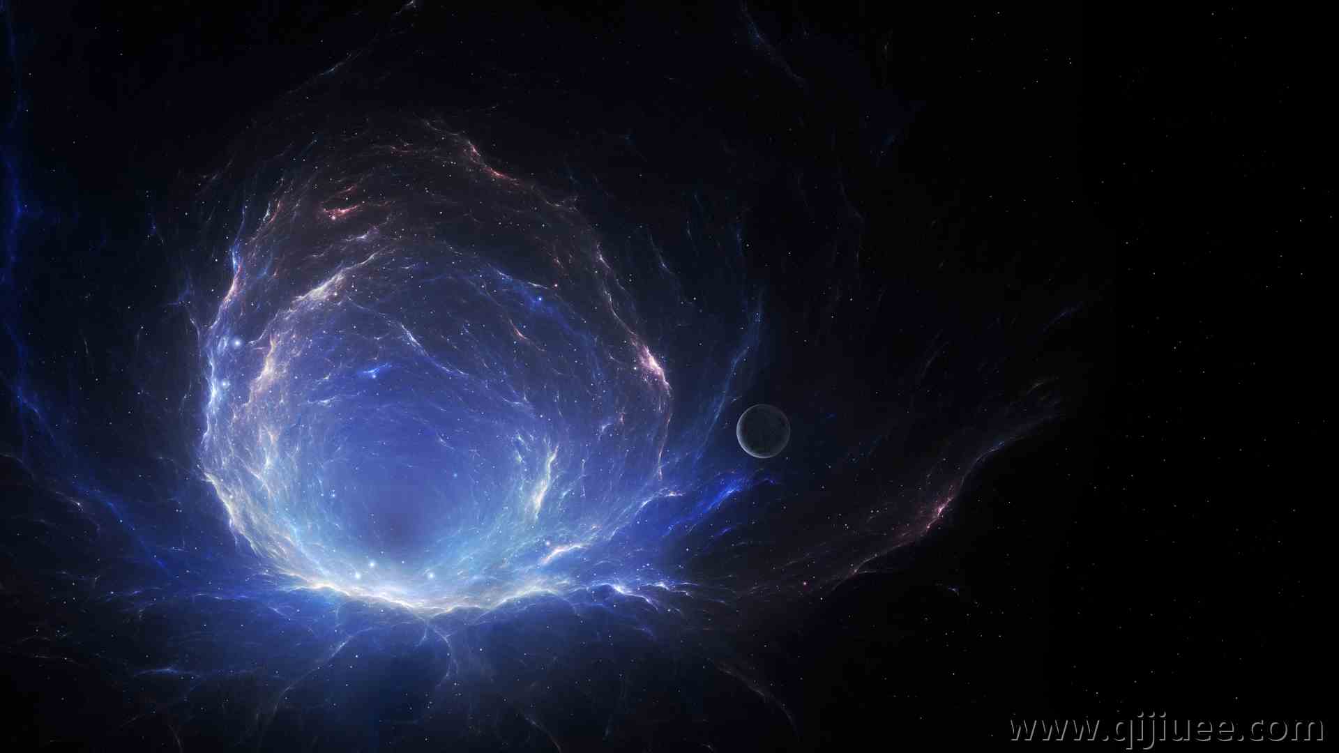 AI艺术 空间 行星 星云  电脑壁纸 4K壁纸3840 x 2160/4.36 MB-柒染云阁