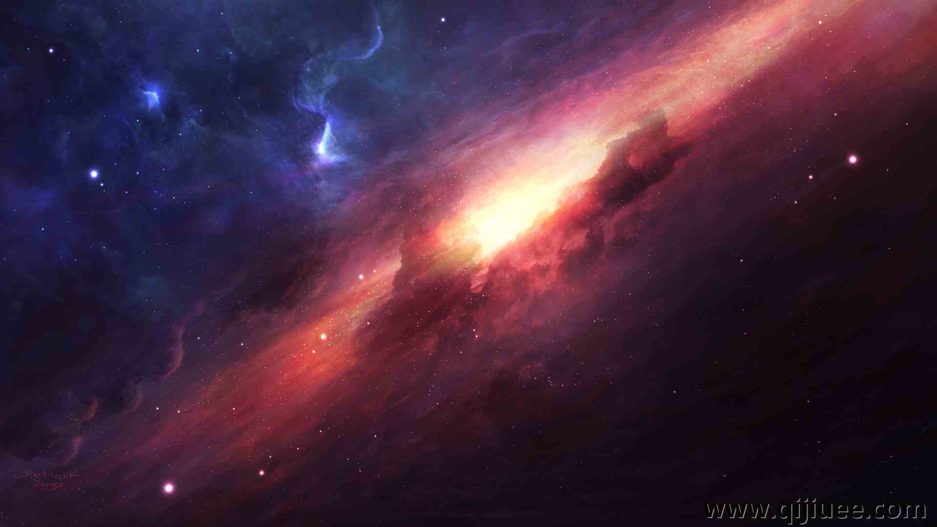 星际科技 太空 恒星 星云  电脑壁纸 4K壁纸5120 x 2880/13.45 MB-柒染云阁