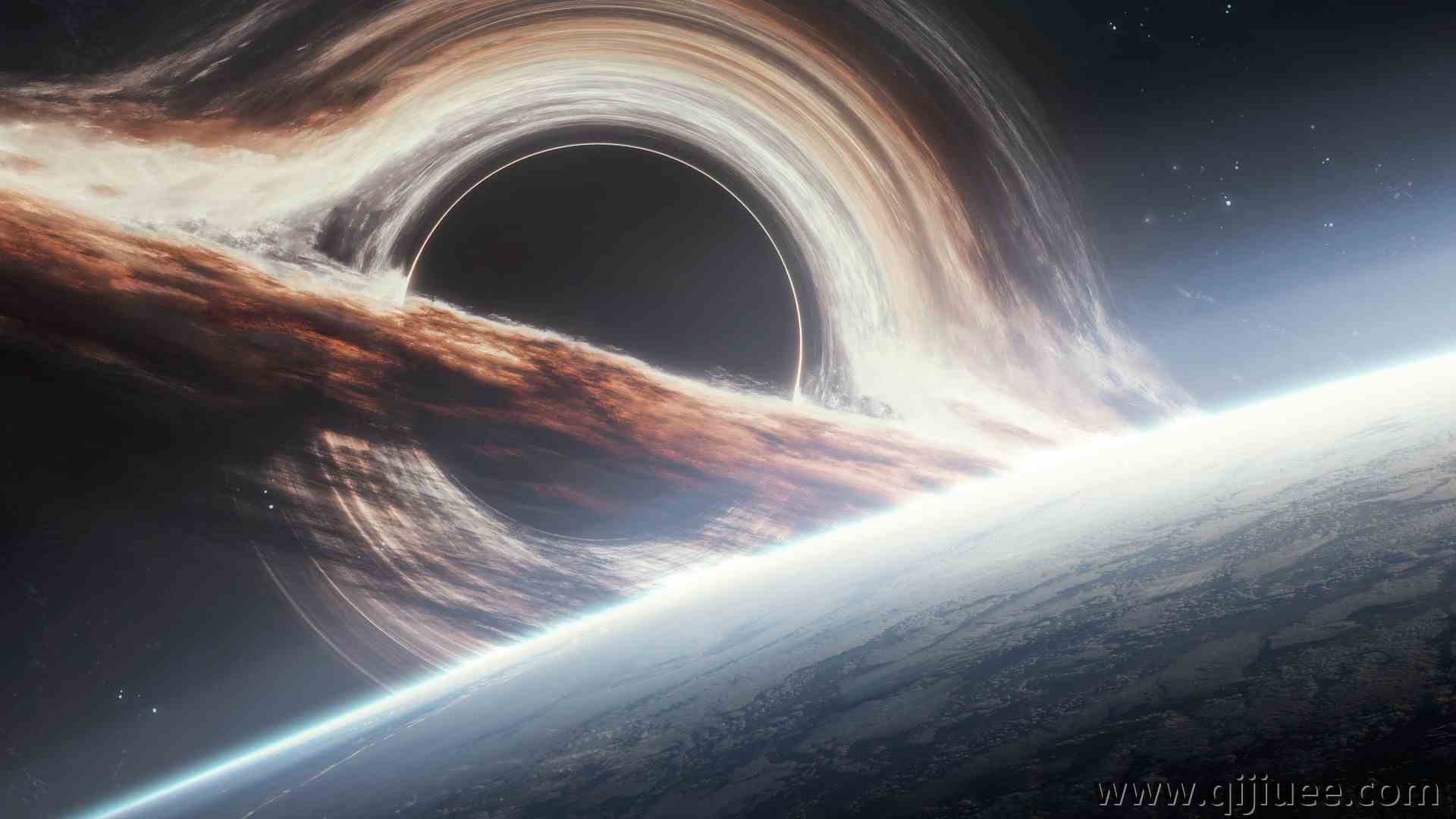 空间 空间艺术 AI艺术 图片 插图 科幻小说 黑洞 电脑壁纸 4K壁纸3840 x 2400/1.55 MB-柒染云阁