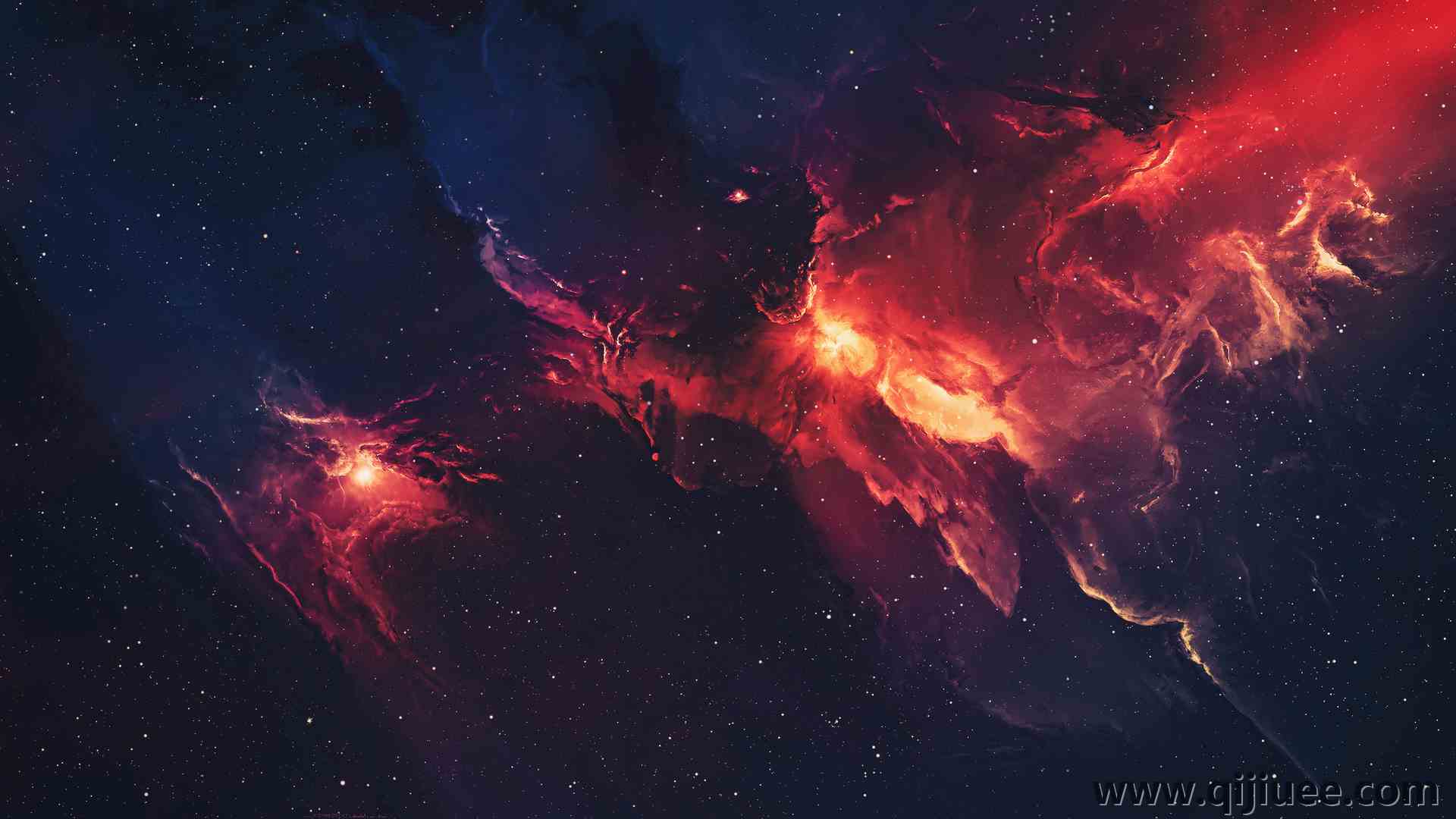 太空 恒星 宇宙 太空逃逸 星云 红色  电脑壁纸 4K壁纸3840 x 2160/7.77 MB-柒染云阁