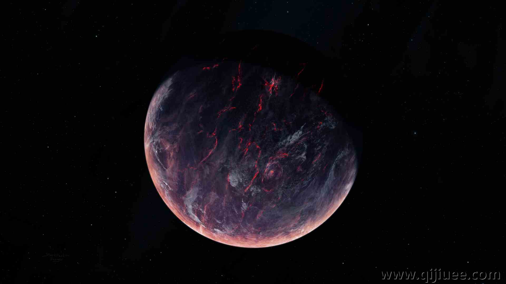 星空科技 行星 恒星 太空 太空艺术 AI艺术  电脑壁纸 4K壁纸5120 x 3200/7.55 MB-柒染云阁