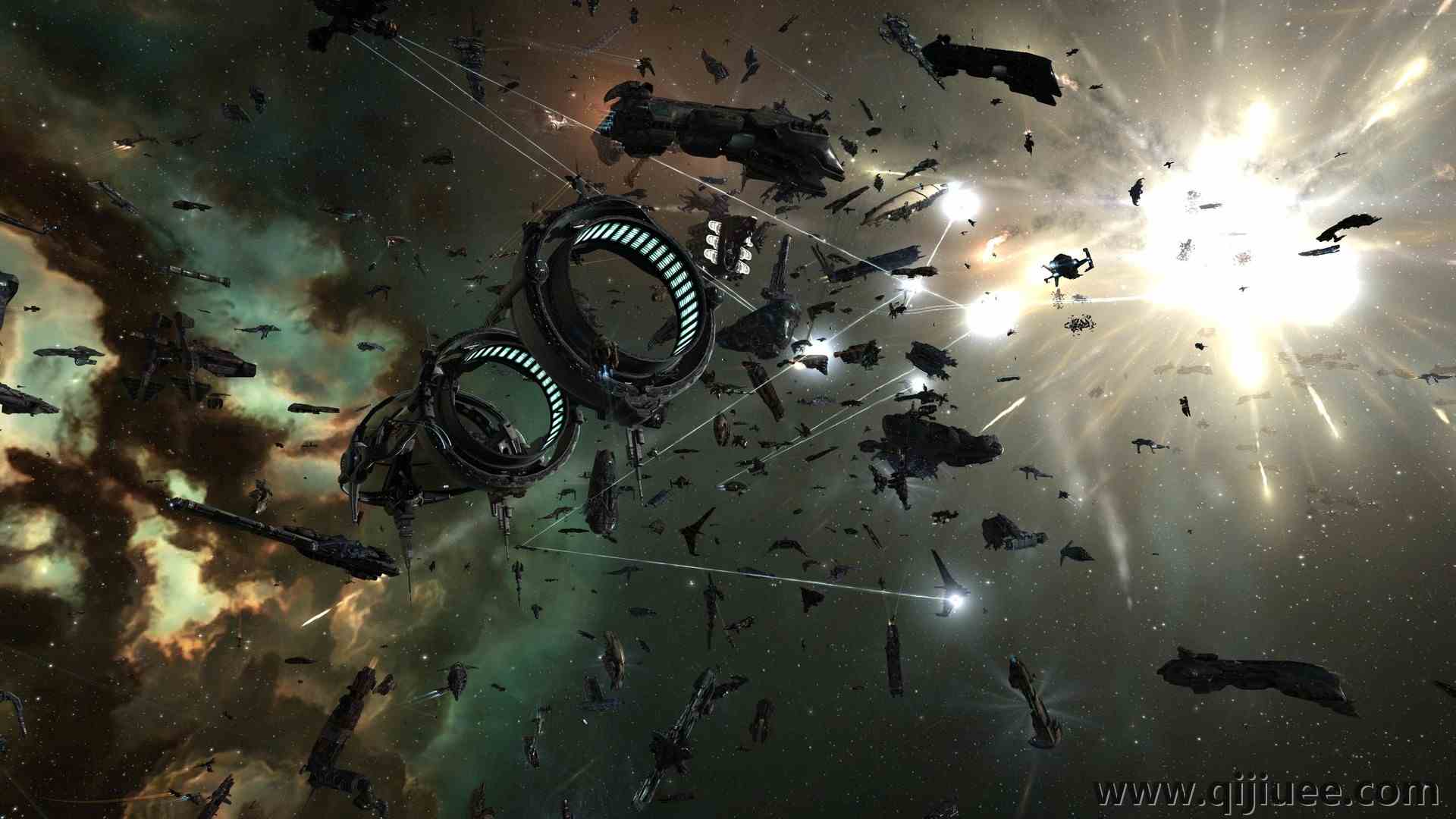太空 宇宙飞船 太空战 电子游戏 游戏 科幻 未来 电脑壁纸 4K壁纸3840 x 2160/1.04 MB-柒染云阁
