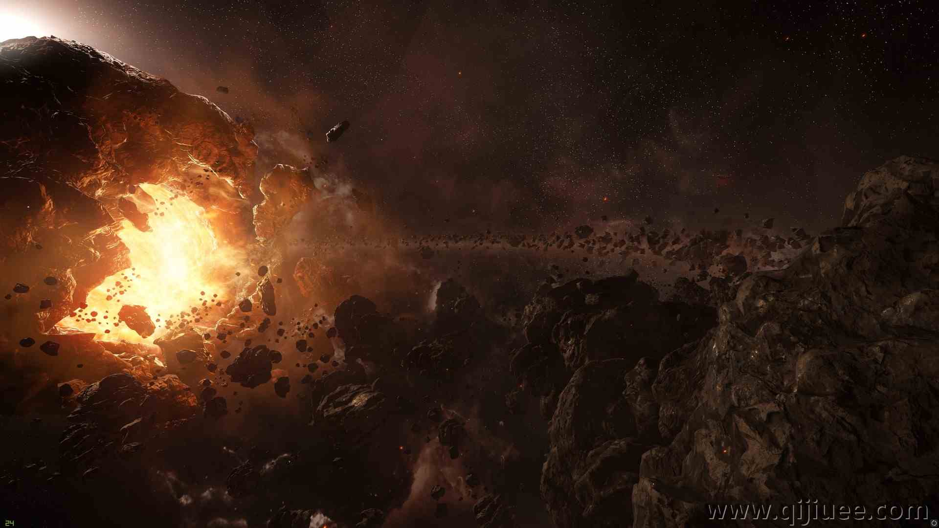 太空 行星 星际公民 游戏 AI艺术 宇宙 电脑壁纸 4K壁纸3840 x 2160/1.21 MB-柒染云阁