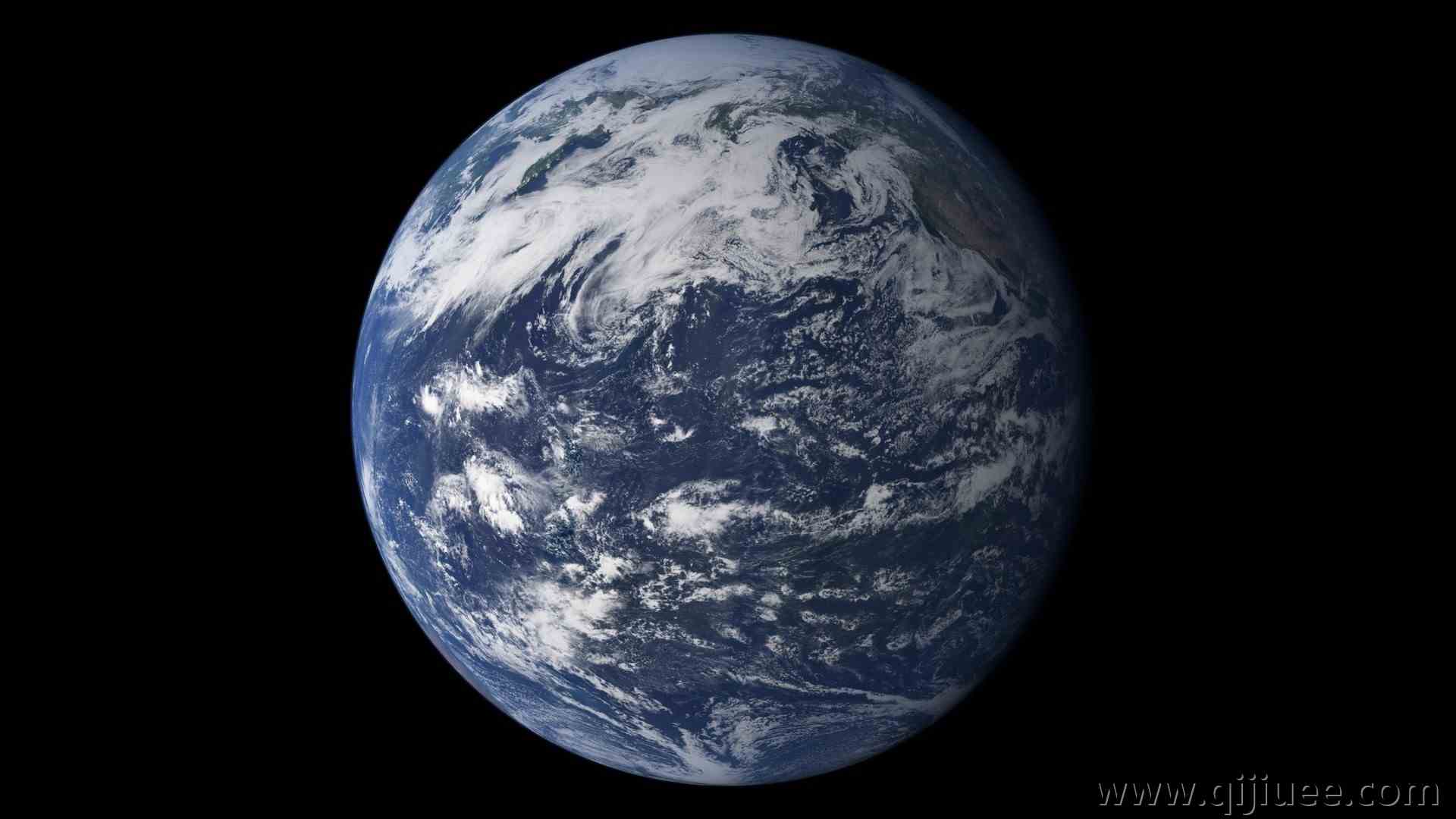 地球 太平洋 太空 行星 宇宙 星空 电脑壁纸 4K壁纸4096 x 2732/1 MB-柒染云阁
