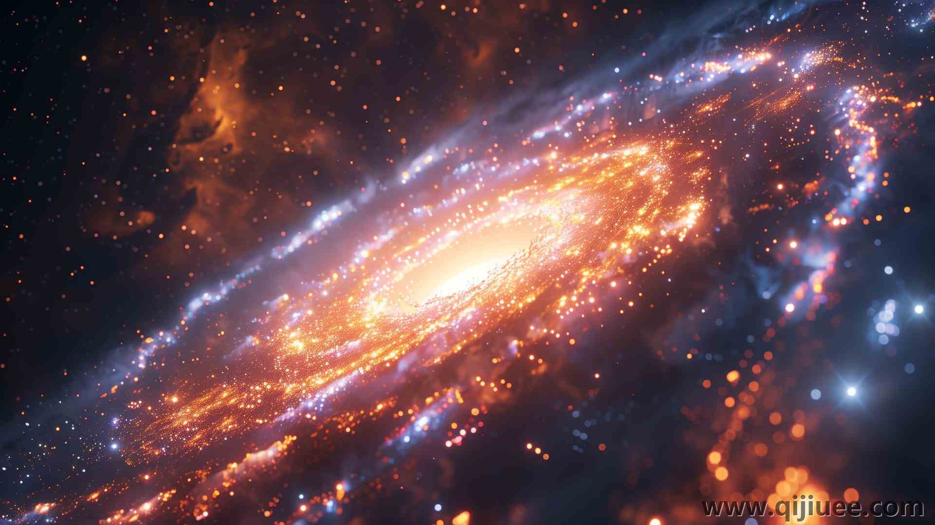 空间 螺旋 星星 宇宙  电脑贴纸 4K贴纸5824 x 3264/10.7 MB-柒染云阁