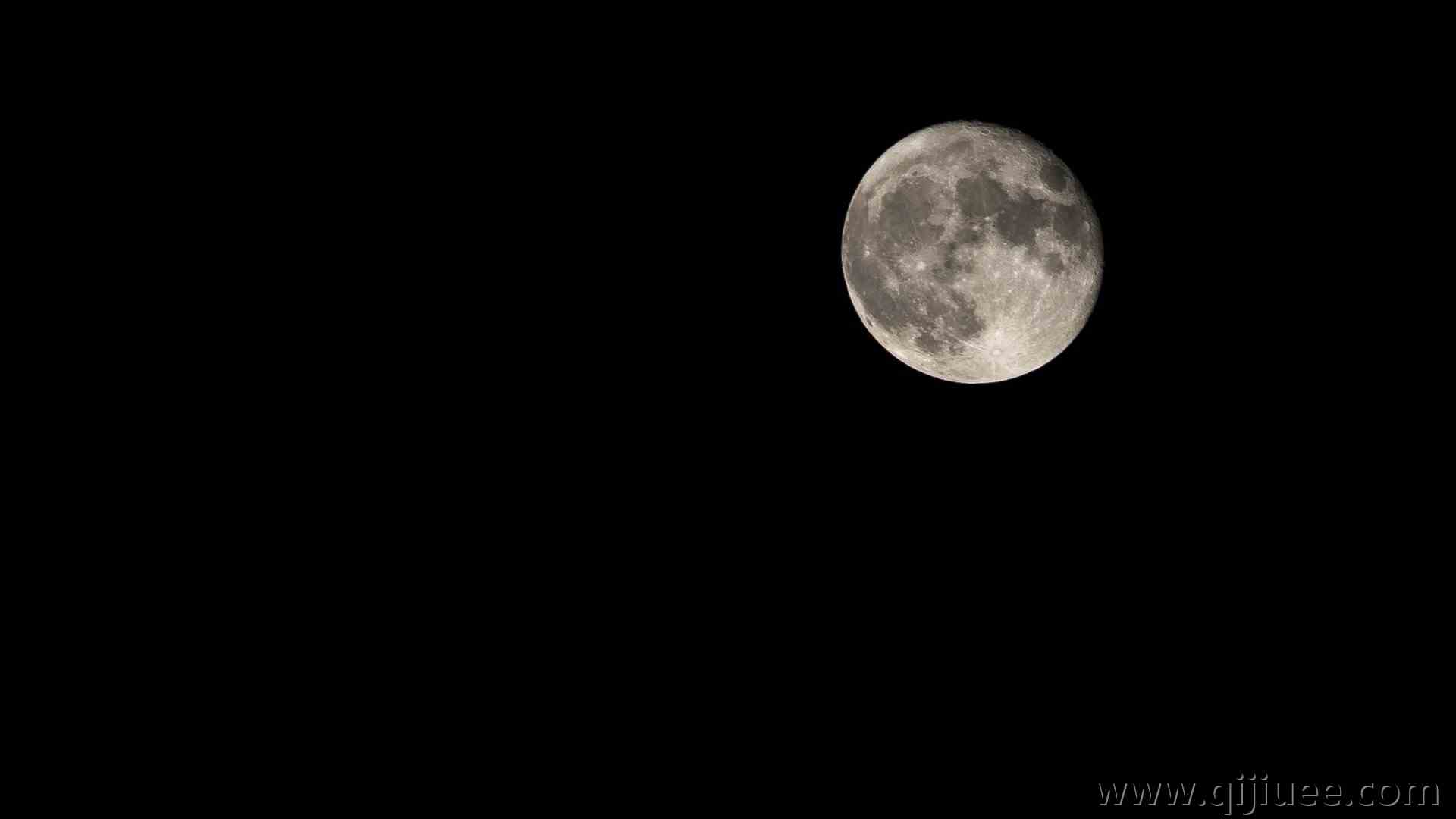 仰望 月亮 天空 夜空 自然 夜  电脑壁纸 4K壁纸3840 x 2160/0.2 MB-柒染云阁