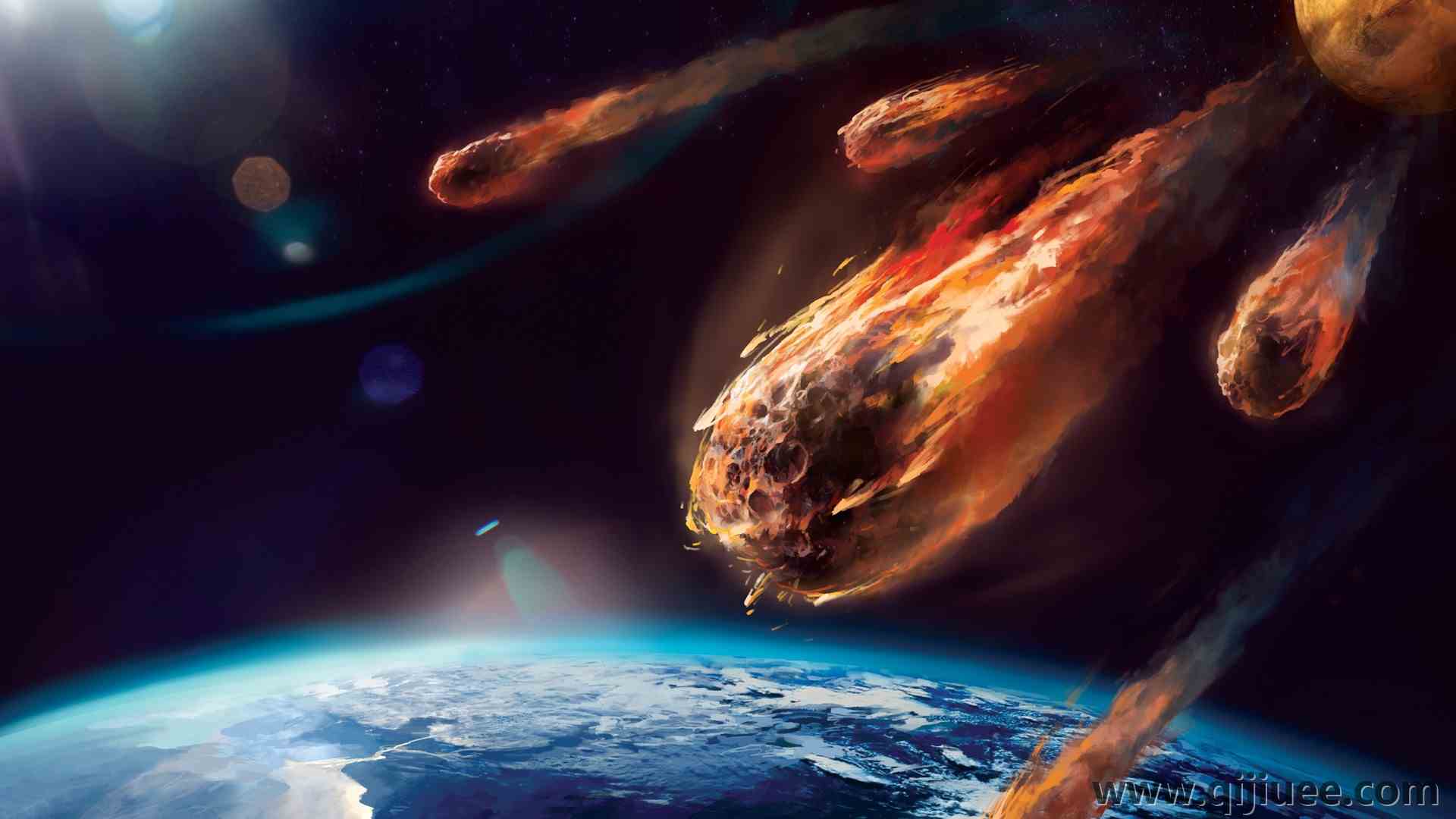 流星 宇宙 太空 地球 空间艺术 AI艺术 行星  电脑壁纸 4K壁纸5433 x 3508/1.81 MB-柒染云阁