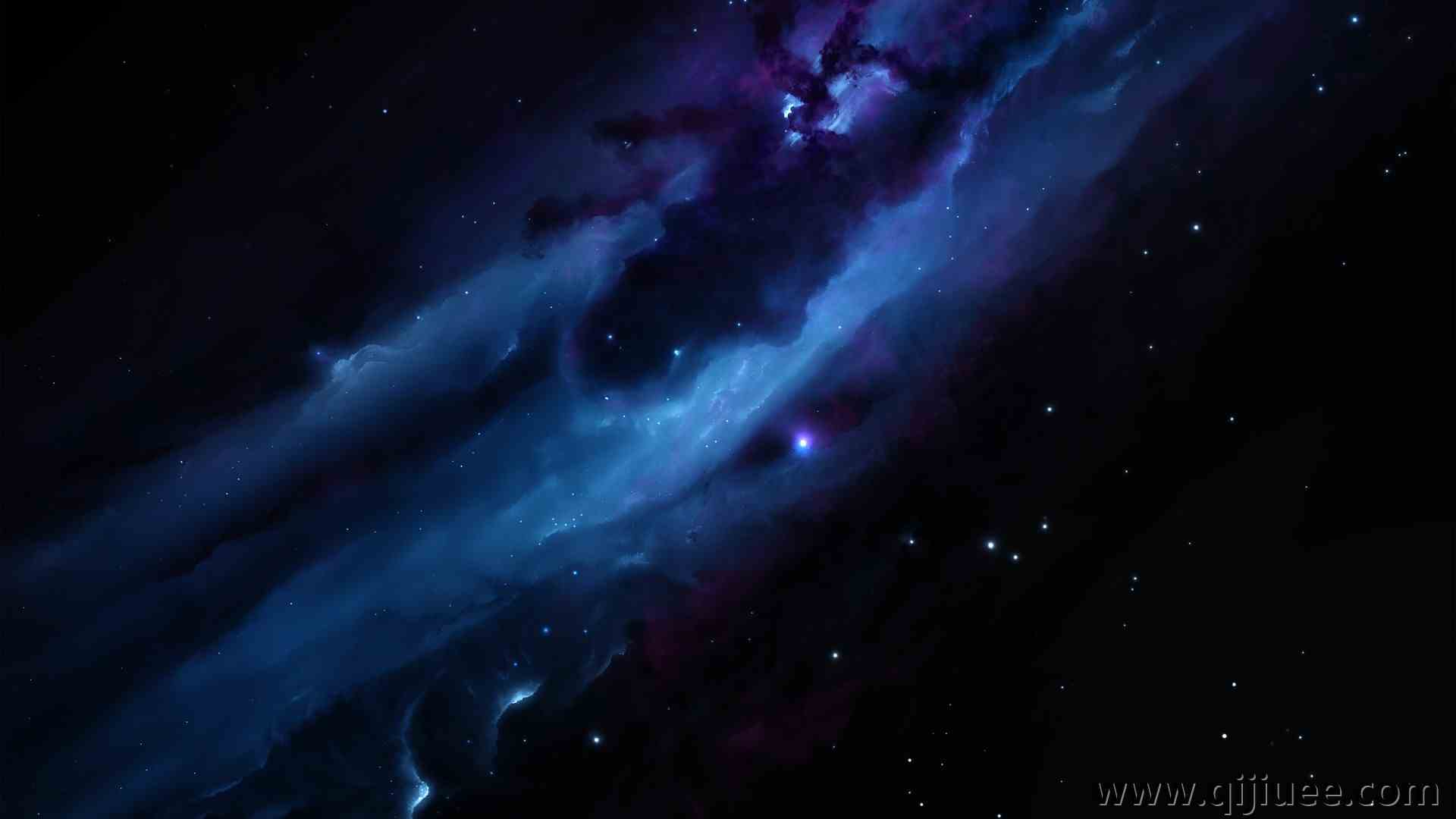 星空 科技 星云 太空 空间 艺术 AI艺术 蓝色  电脑壁纸 4K壁纸3840 x 2400/0.45 MB-柒染云阁
