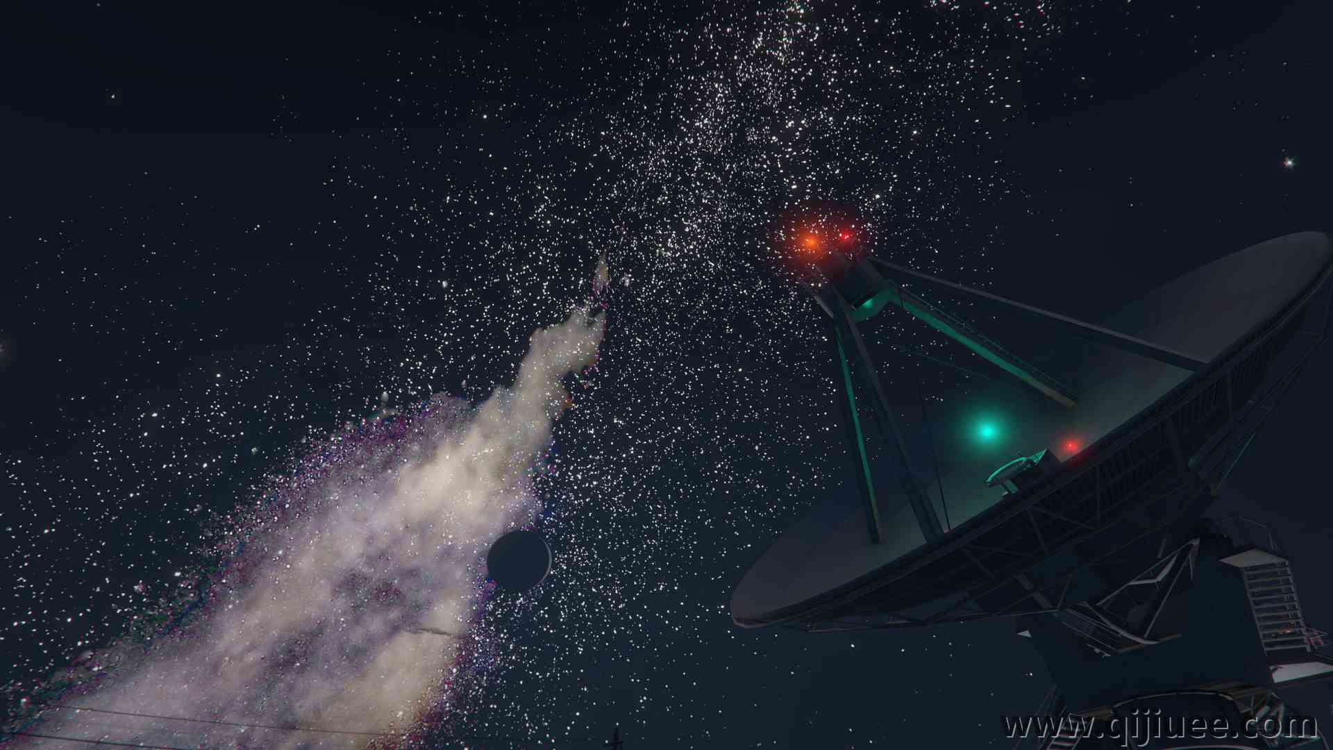 夜空 银河 卫星 太空 星星 侠盗飞车 月亮  电脑壁纸 4K壁纸3840 x 2160/6.62 MB-柒染云阁