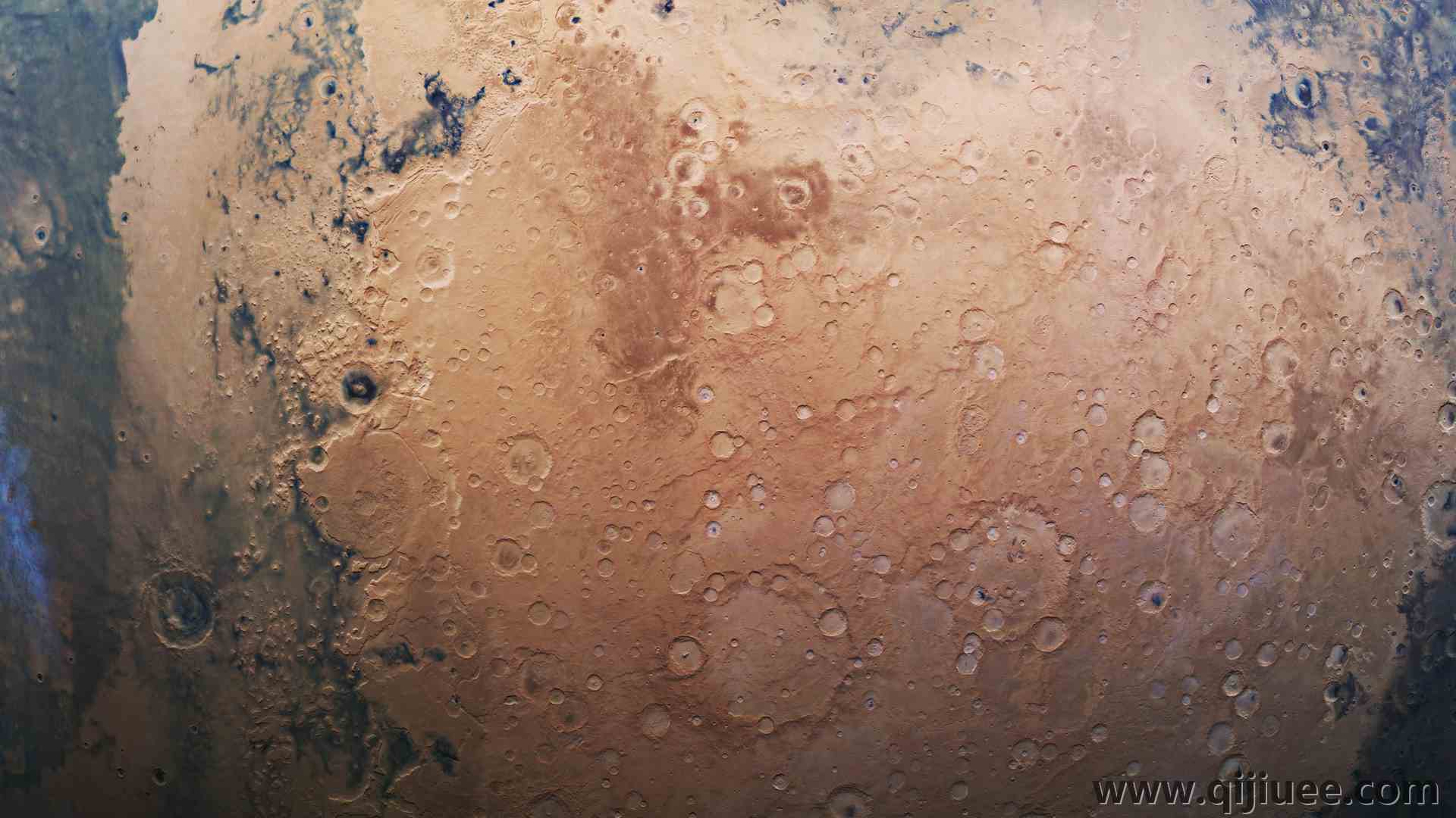 火星 陨石坑 行星 恒星 宇宙 星空 科技 未来 电脑壁纸 4K壁纸7166 x 2772/6.45 MB-柒染云阁