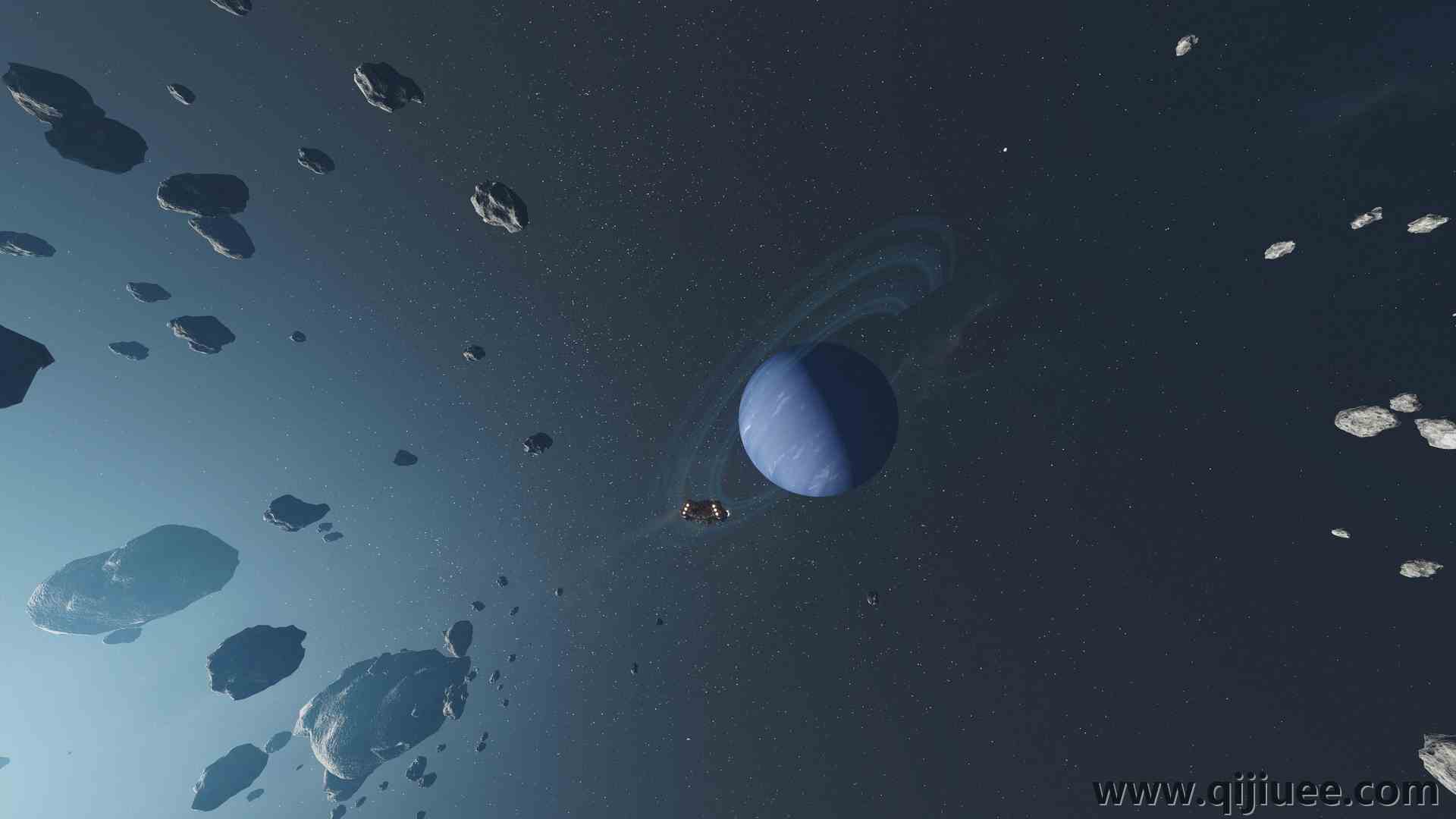 游戏 太空 星球 艺术 简单背景 极简主义  宇宙 飞船  电脑壁纸 4K壁纸 3840 x 2160/11.9 MB-柒染云阁