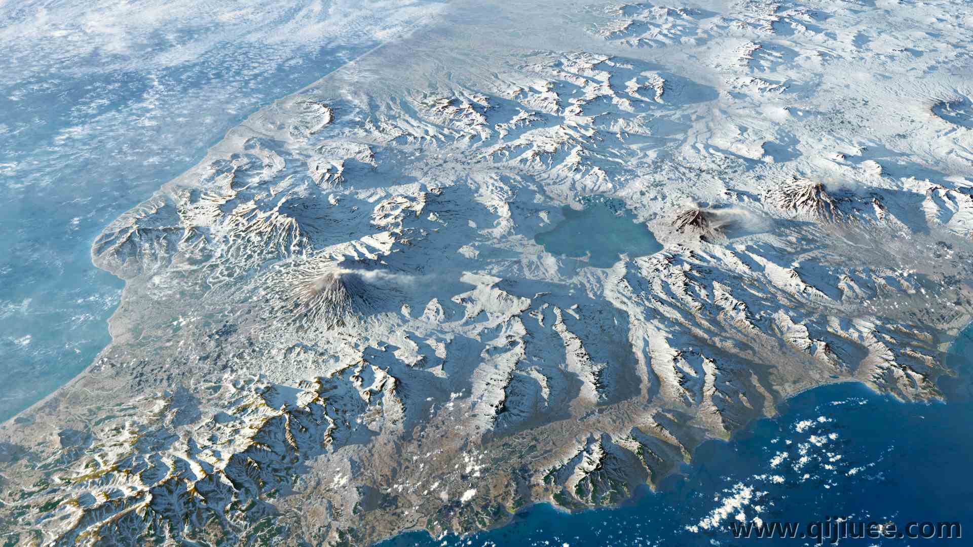 星球 鸟瞰 火山 地球 山脉 风景 自然  电脑壁纸 4K壁纸3840 x 2160/13.4 MB-柒染云阁
