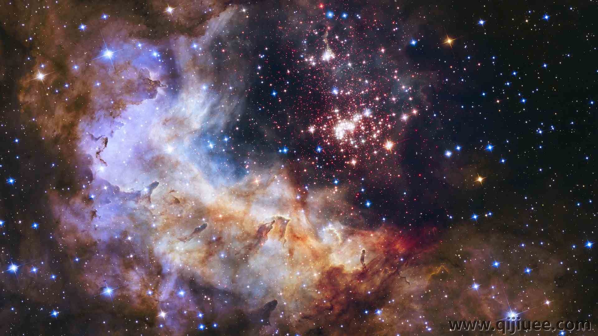 宇宙 太空 星星 星云 太空艺术 AI艺术 4K壁纸3840 x 2160/1.66 MB-柒染云阁