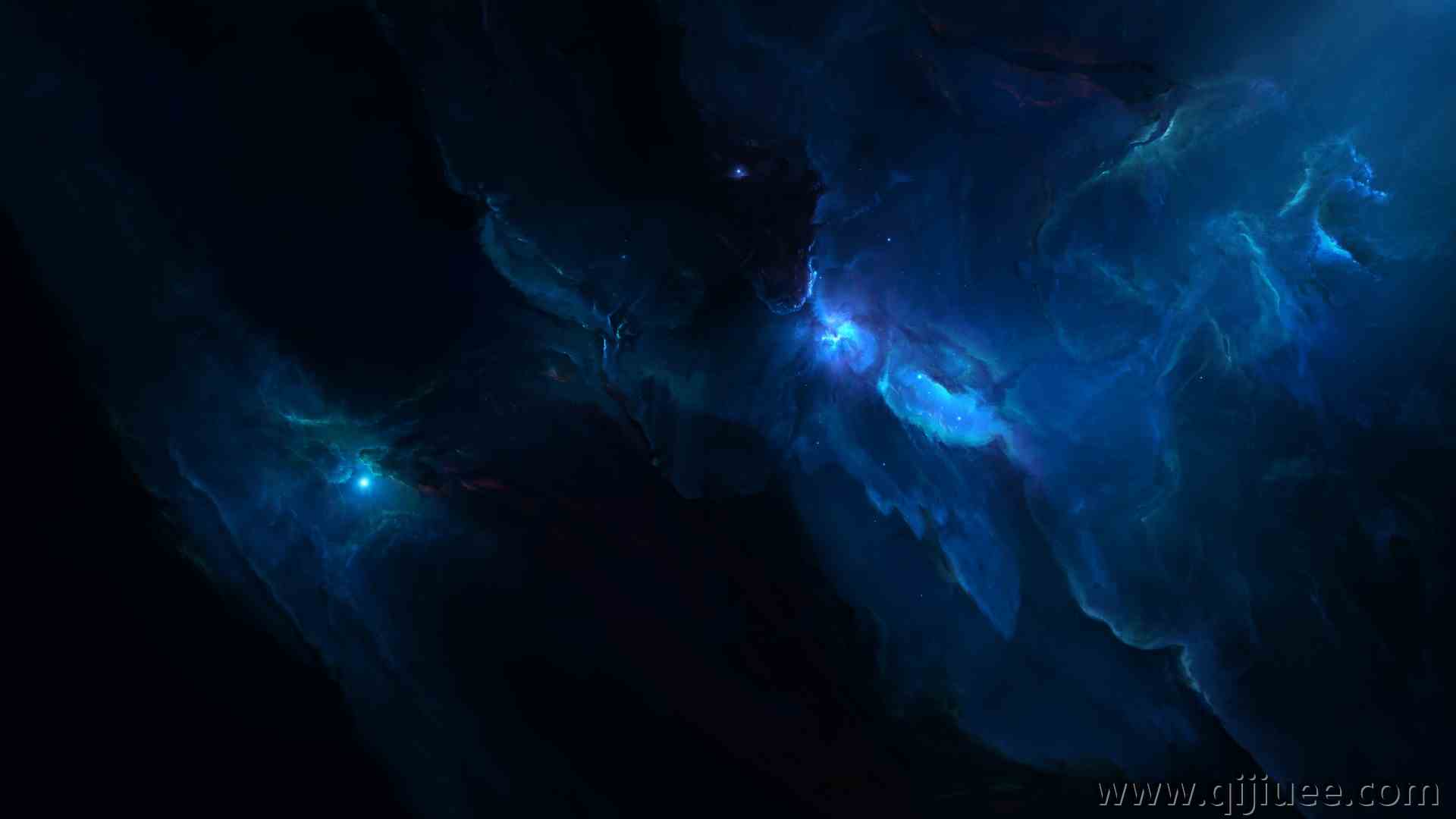 星空 太空 太空艺术 恒星 行星 星云 伽利 AI艺术 8K壁纸15200 x 9500/4.28 MB-柒染云阁