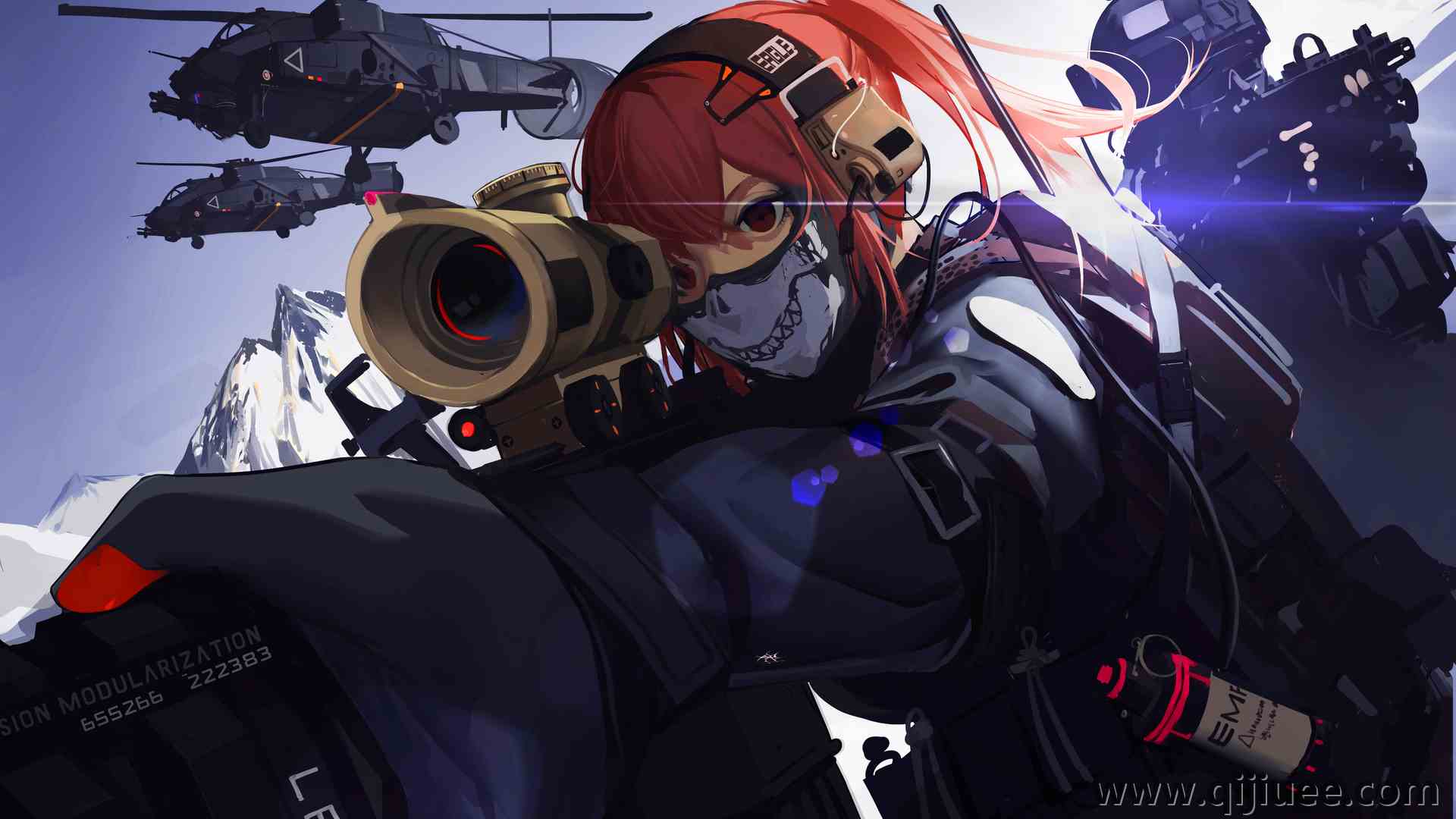 士兵 黑人士兵 军事 武器 动漫女孩 战争 规范操作 5314 x 3543/2.05 MB-柒染云阁