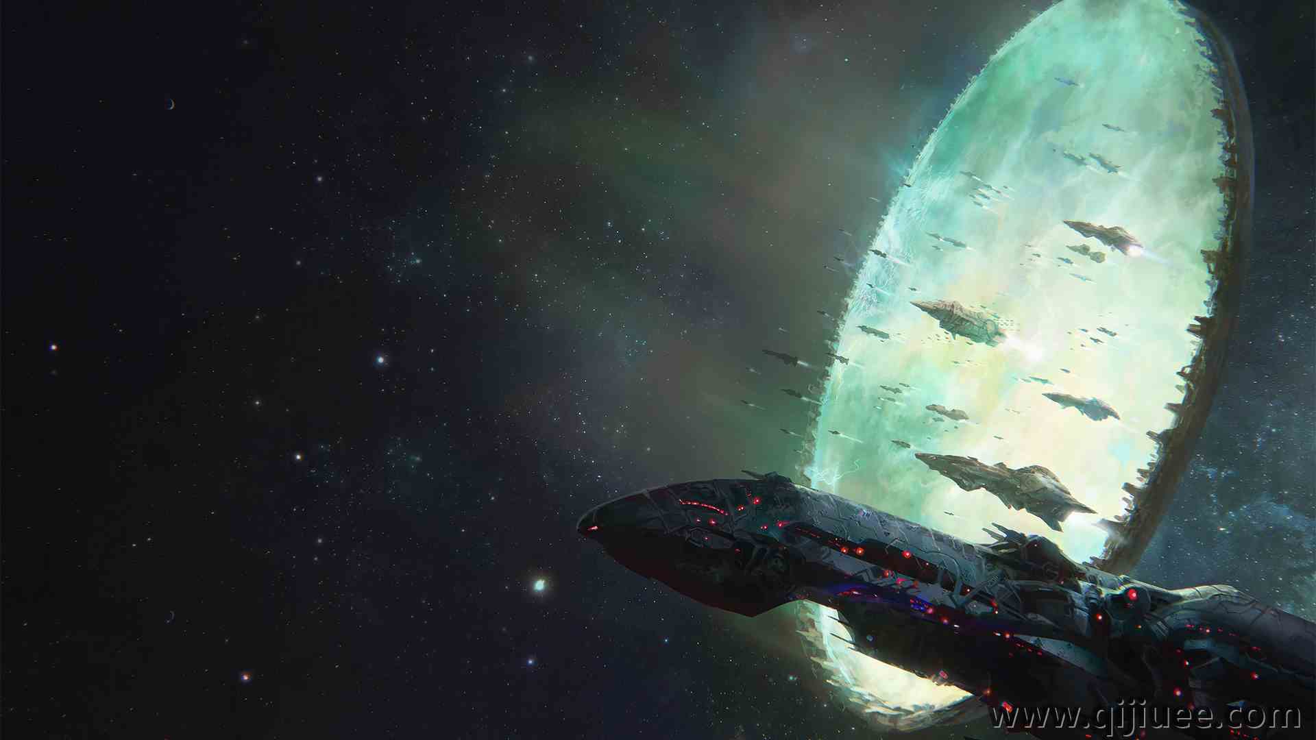 宇宙飞船 宇宙大爆炸 科幻小说 电脑壁纸 4K壁纸3840 x 2400/7.24 MB-柒染云阁