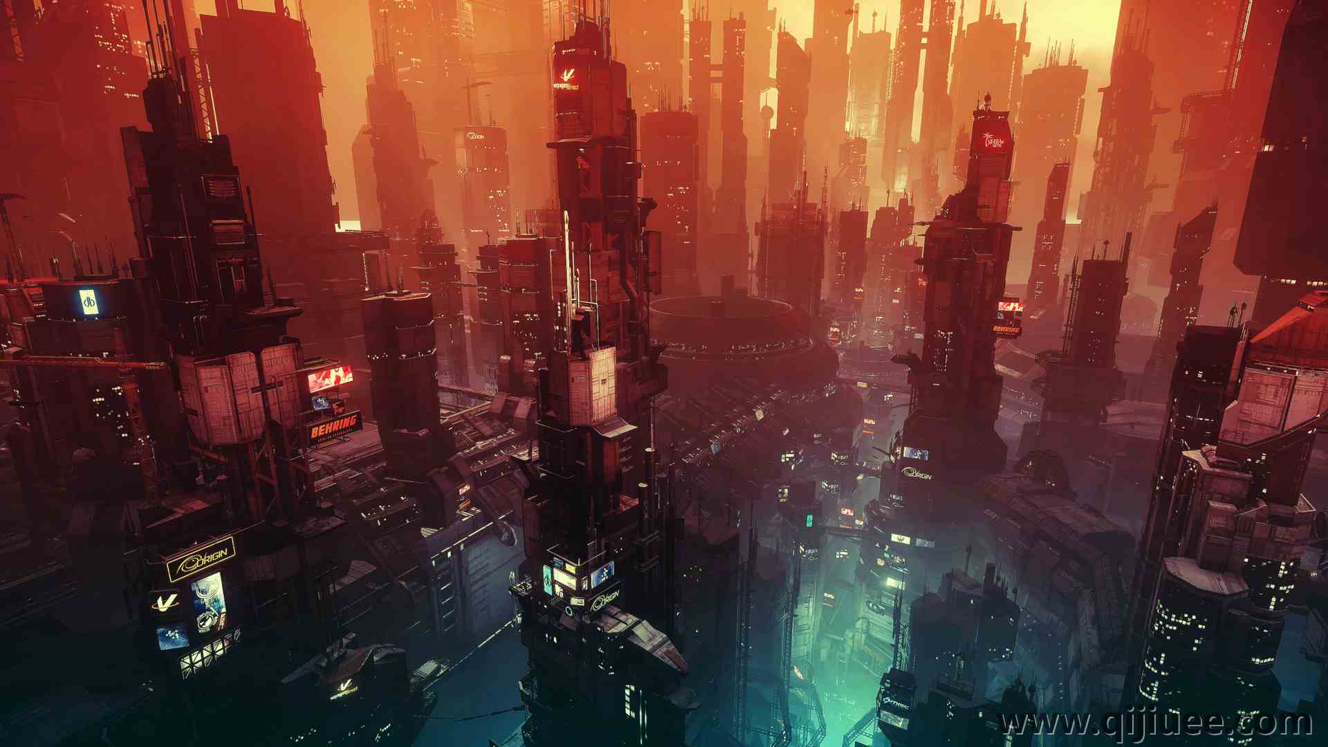 网络 科幻 AI艺术 概念艺术 赛博朋克 未来主义  电脑壁纸 4K壁纸3840 x 2160/7.08 MB-柒染云阁