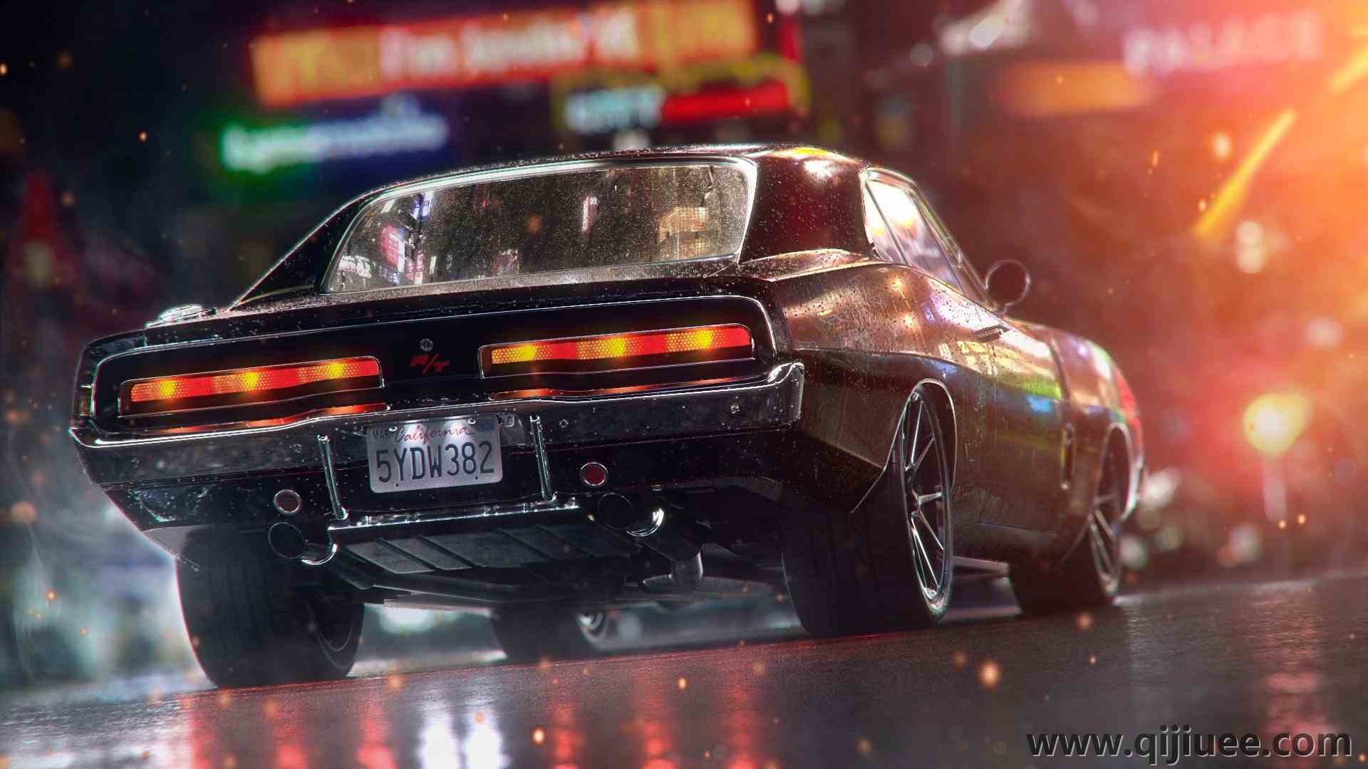 图片 素描 AI艺术 汽车 道奇 道奇充电器1920 x 1080/0.23 MB-柒染云阁