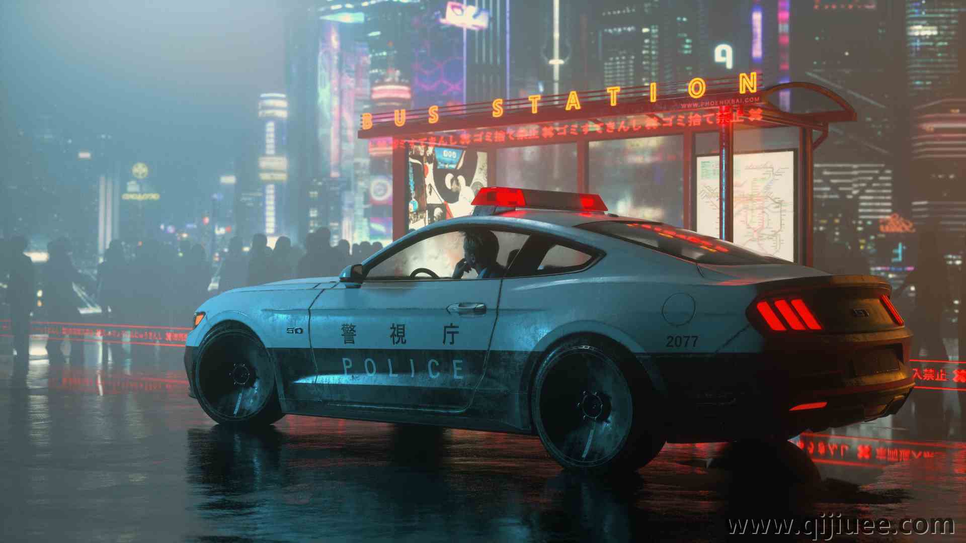 汽车 车辆 亚洲 科幻小说 夜晚 城市景观 福特 福特野马 电脑壁纸 4K壁纸3840 x 2160/8.35 MB-柒染云阁