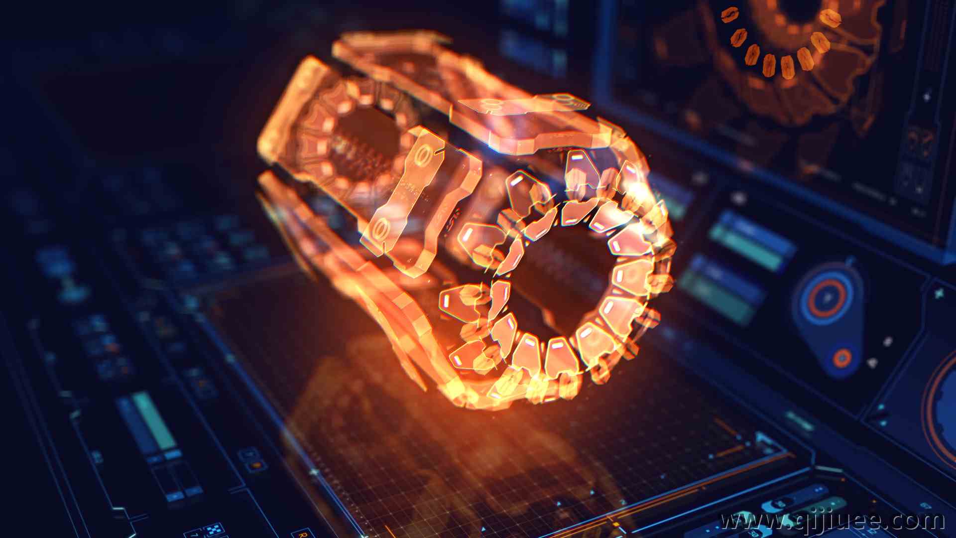 高科技 AI艺术 抽象 技术 操作系统 计算机  电脑壁纸 4K壁纸3840 x 2220/1.07 MB-柒染云阁