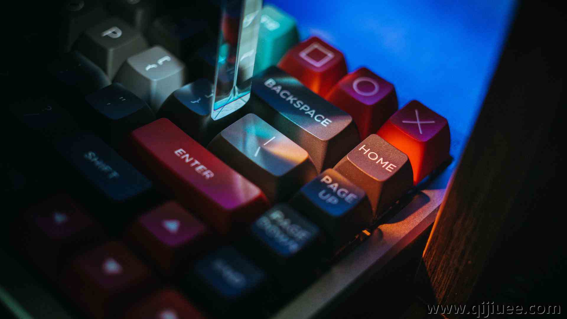 键盘 特写 技术 机械键盘  电脑壁纸 4K壁纸6000 x 4000/3.3 MB-柒染云阁