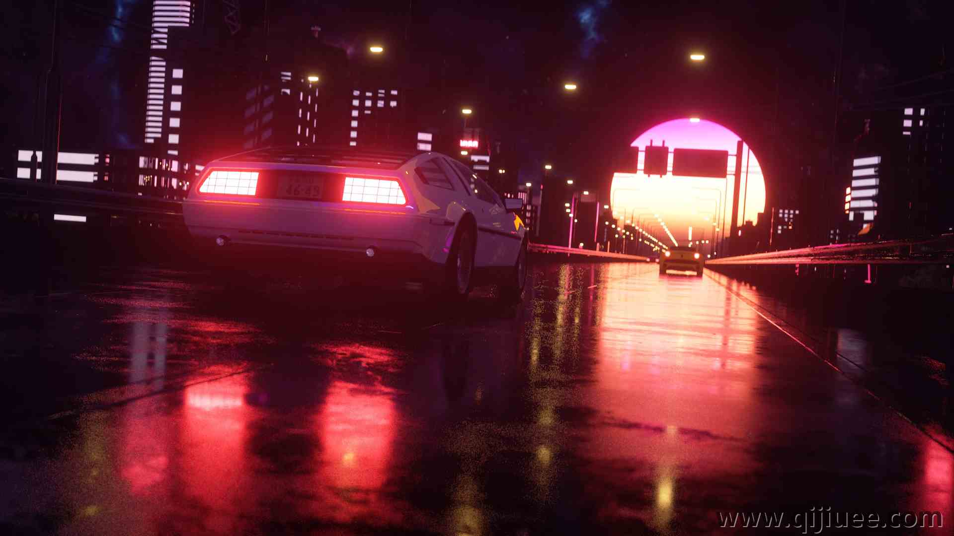 汽车 车辆 交通 街道 城市 城市景观 风景 道路 法拉利 电脑壁纸 4K壁纸3840 x 2160/11.39 MB-柒染云阁