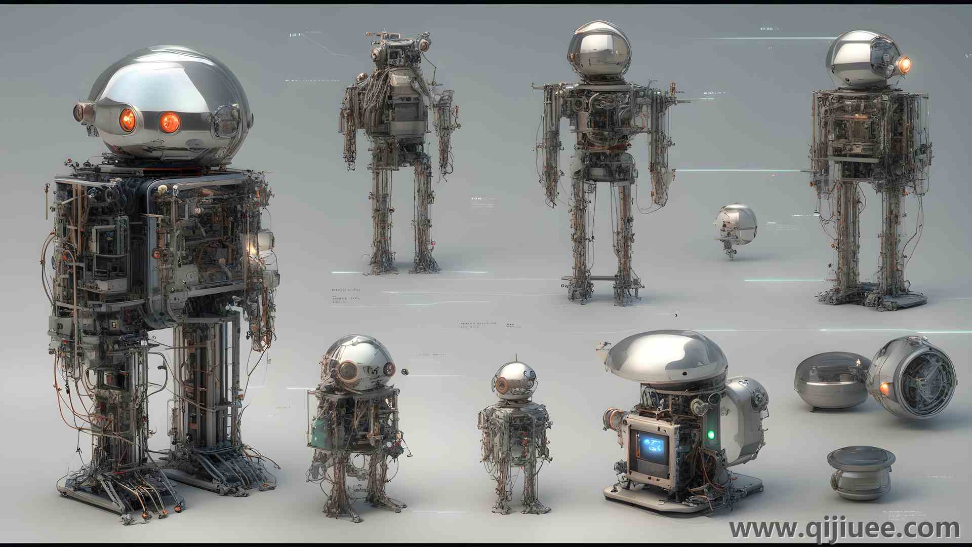 人工智能艺术 机器人 概念艺术 电脑壁纸 4K壁纸5376 x 3072/3.92 MB-柒染云阁